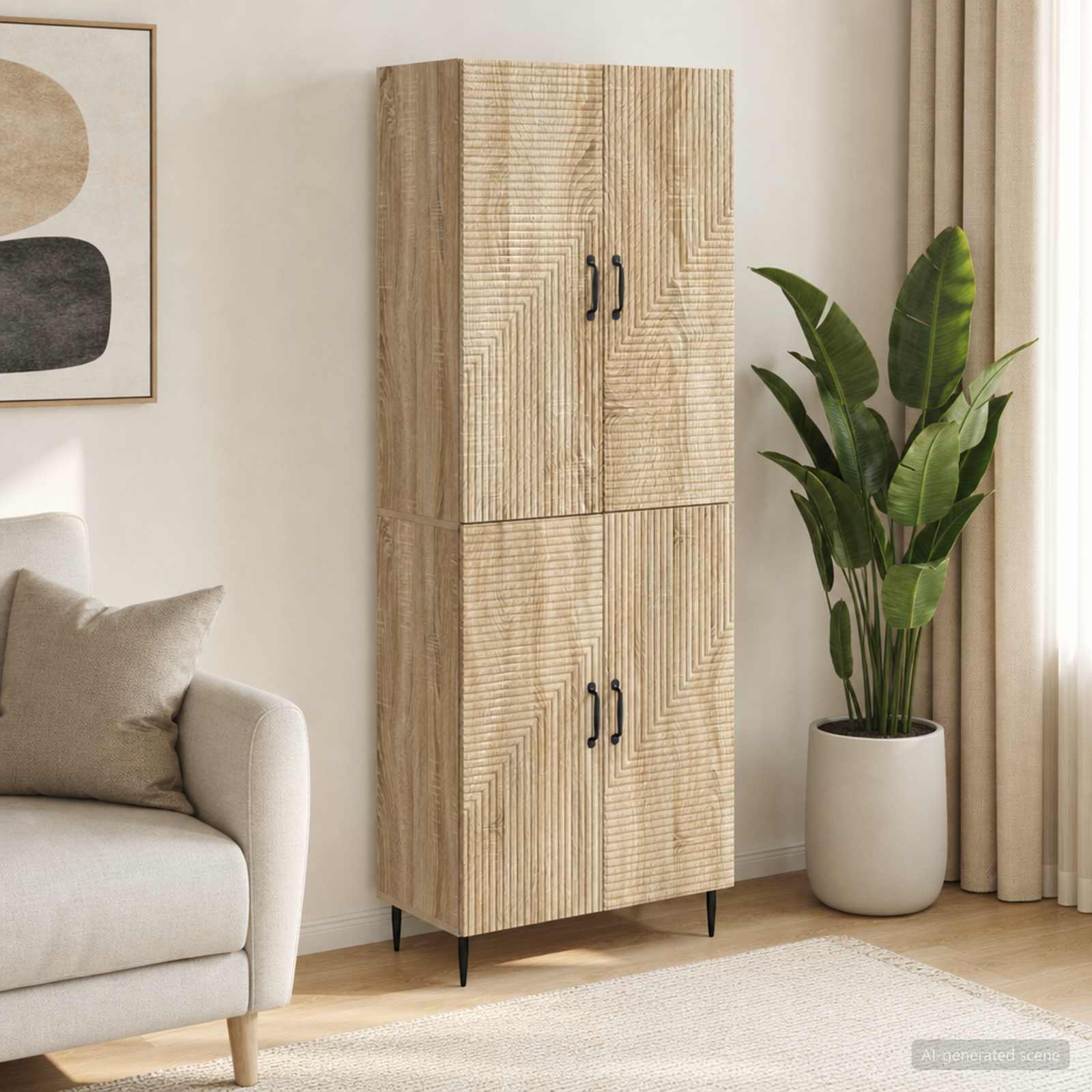 Schrankset 2 stk. Holzwerkstoff