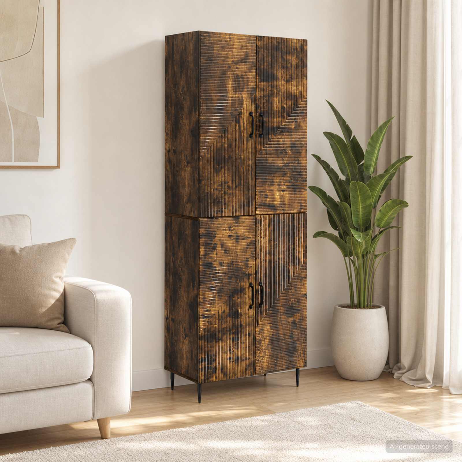 Schrankset 2 stk. Holzwerkstoff