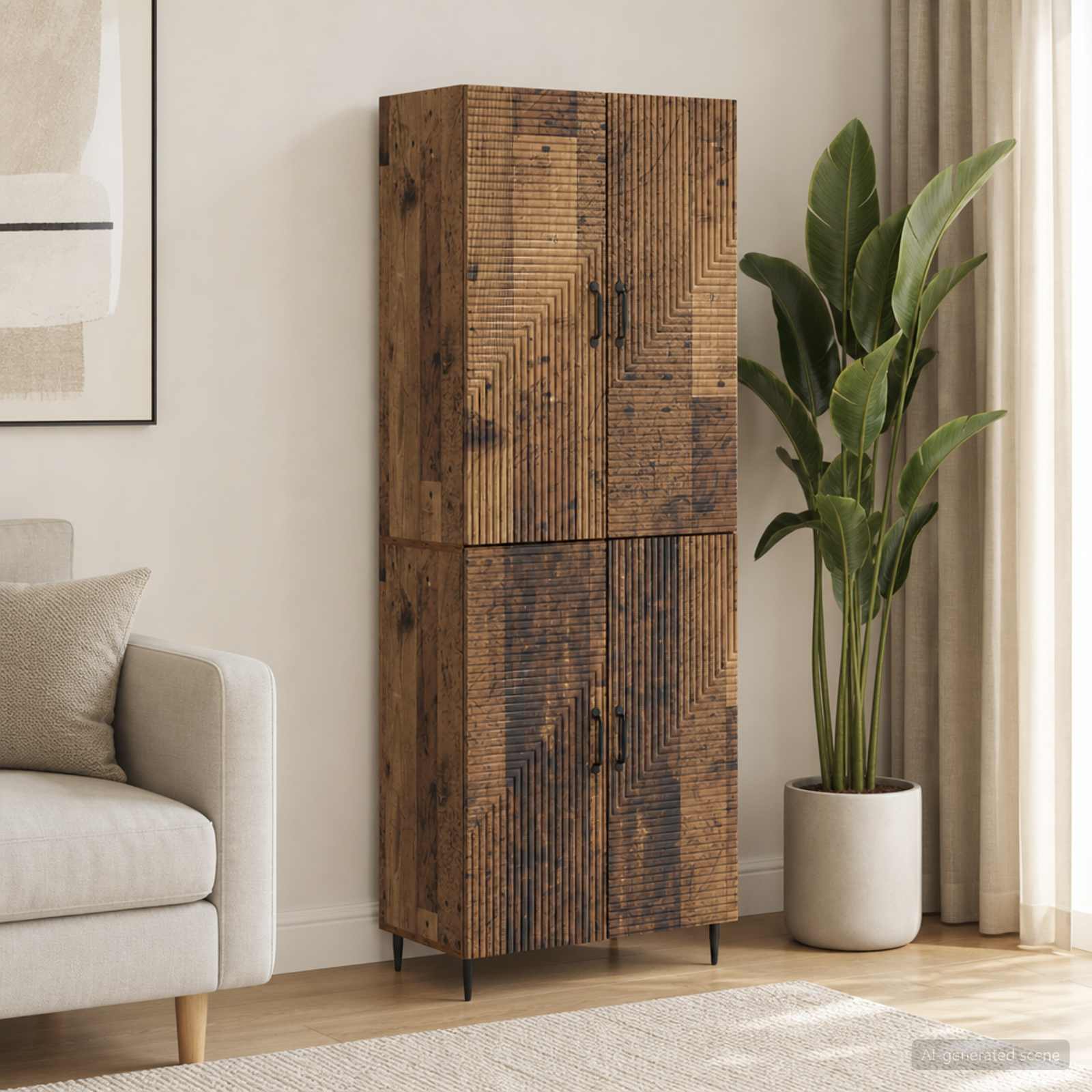 Schrankset 2 stk. Holzwerkstoff