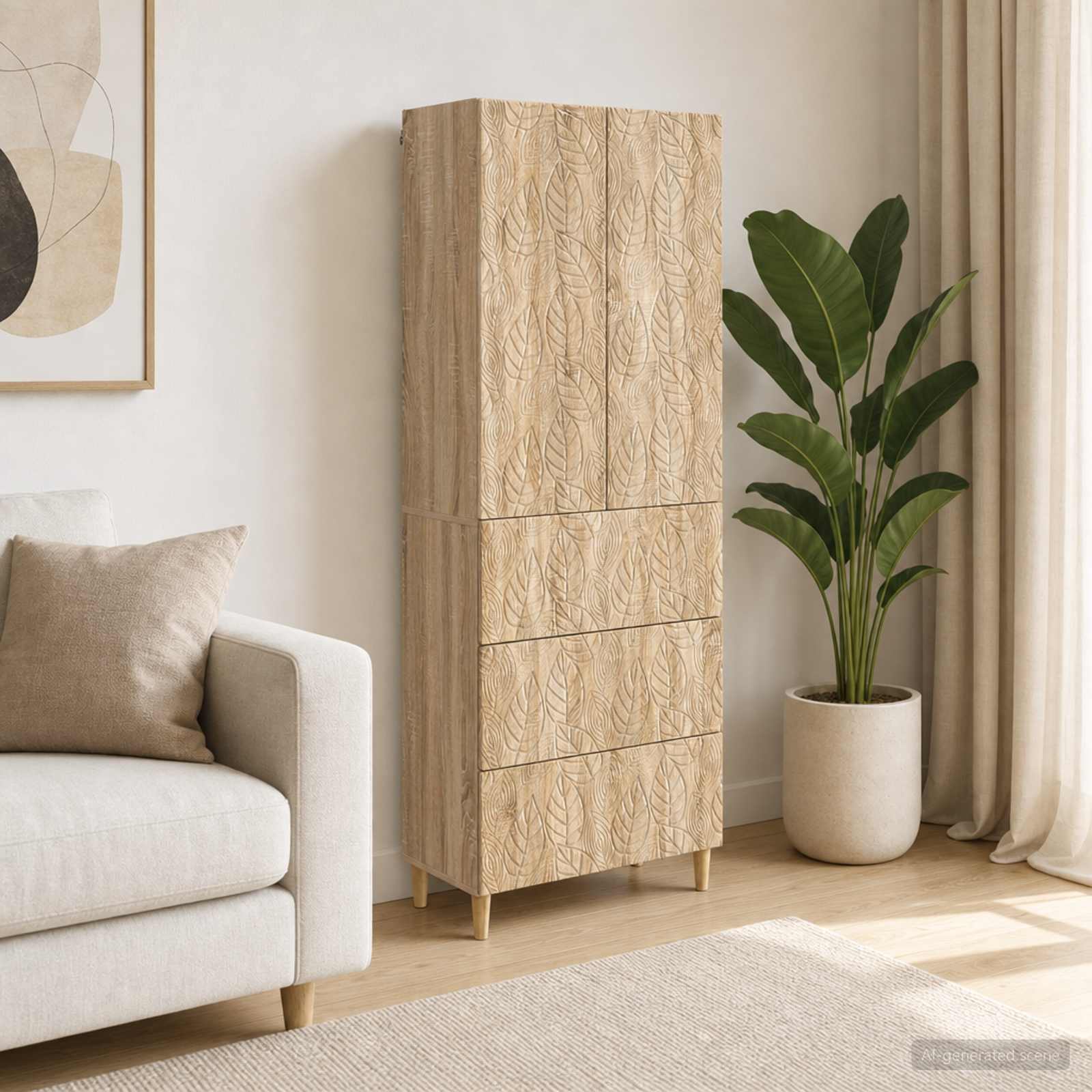 Schrankset 2 stk. 66 x 34,5 x 90 cm Holzwerkstoff Sonoma-Eiche