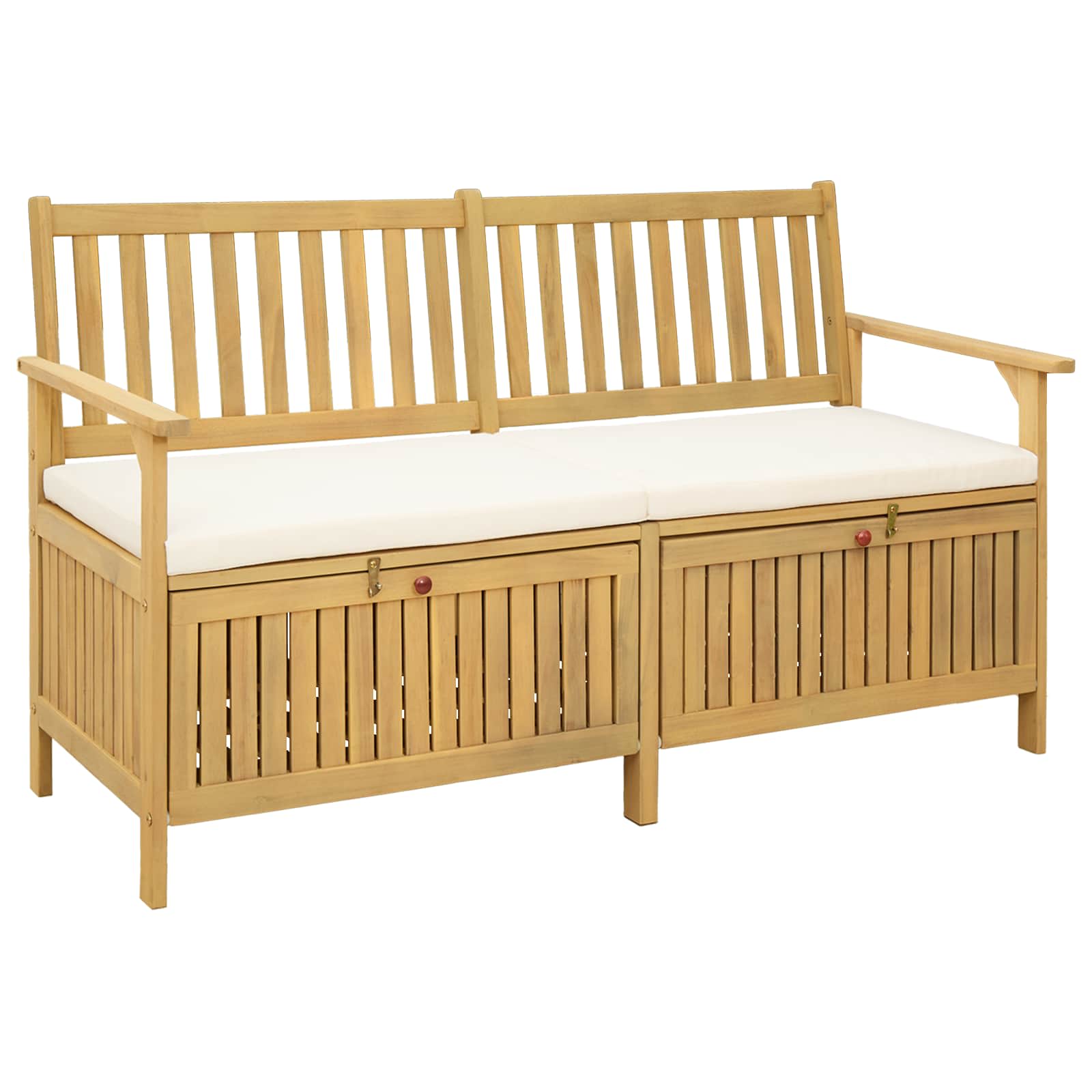 Garten-Aufbewahrungsbank 2 -Seater 148 x 63 x 84 cm Rechteckig