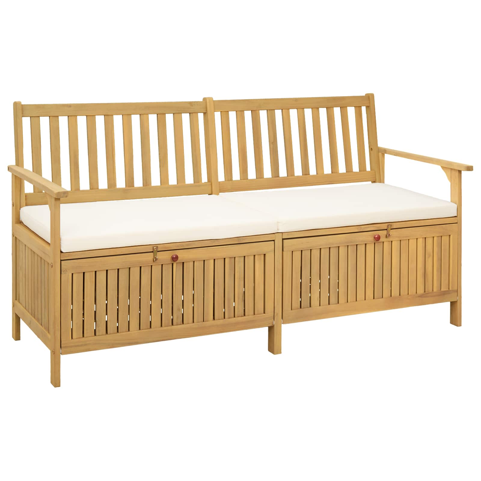 Garten-Aufbewahrungsbank 2 -Seater 170 x 63 x 84 cm Rechteckig