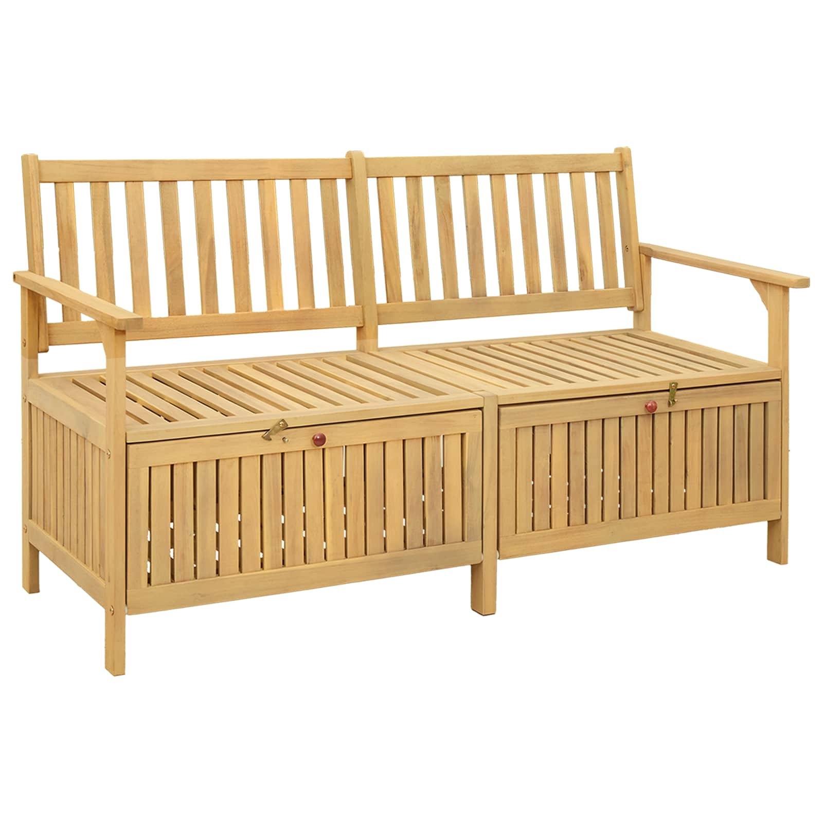 Garten-Aufbewahrungsbank 2 -Seater 148 x 63 x 84 cm Rechteckig