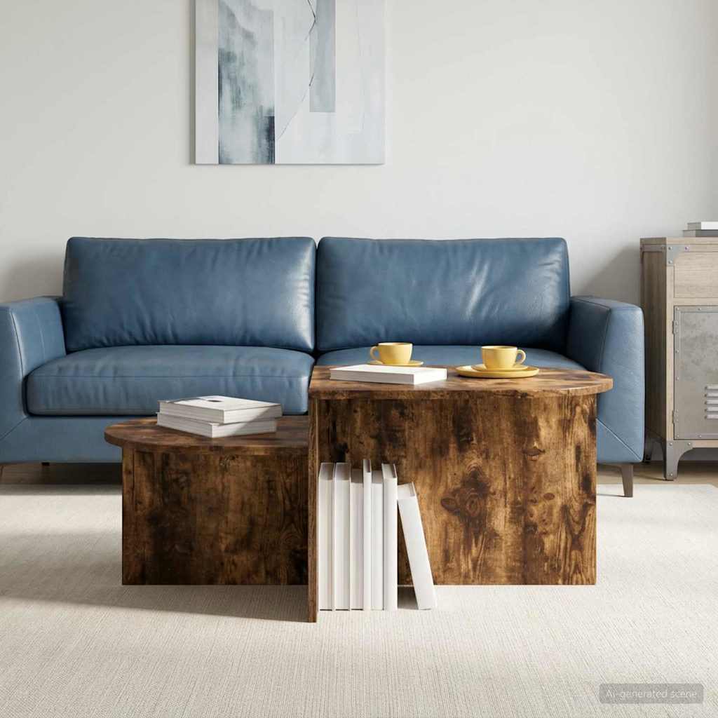 Couchtisch Räuchereiche 100 x 50 x 40 cm Holzwerkstoff