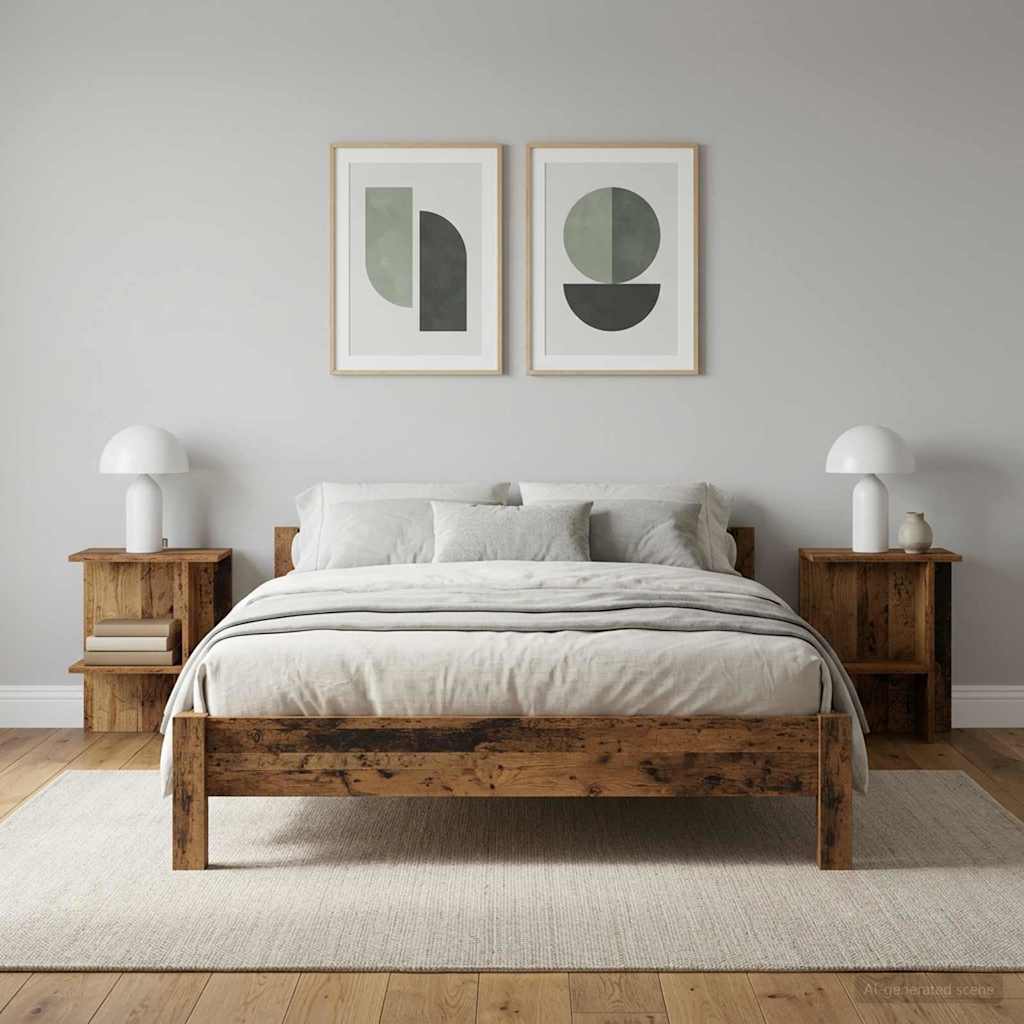 Couchtisch 2 stk. Altholz 40 x 30 x 49 cm Holzwerkstoff
