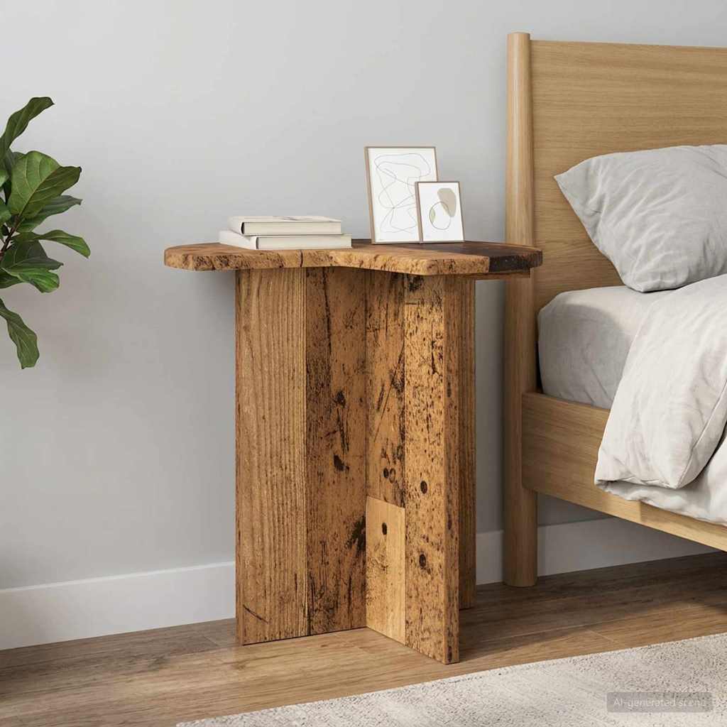 Beistelltisch Altholz Ø 39 x 38 cm Holzwerkstoff