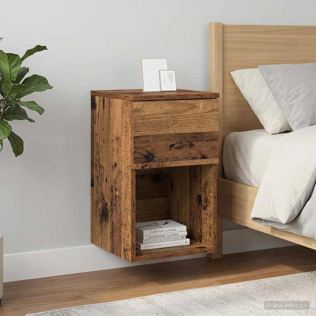 Bettschrank Altholz 29 x 31,5 x 49 cm Holzwerkstoff