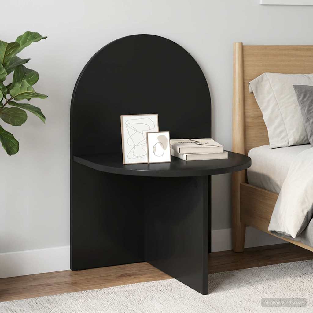 Nachttisch Schwarze Eiche 48 x 49 x 65 cm Holzwerkstoff