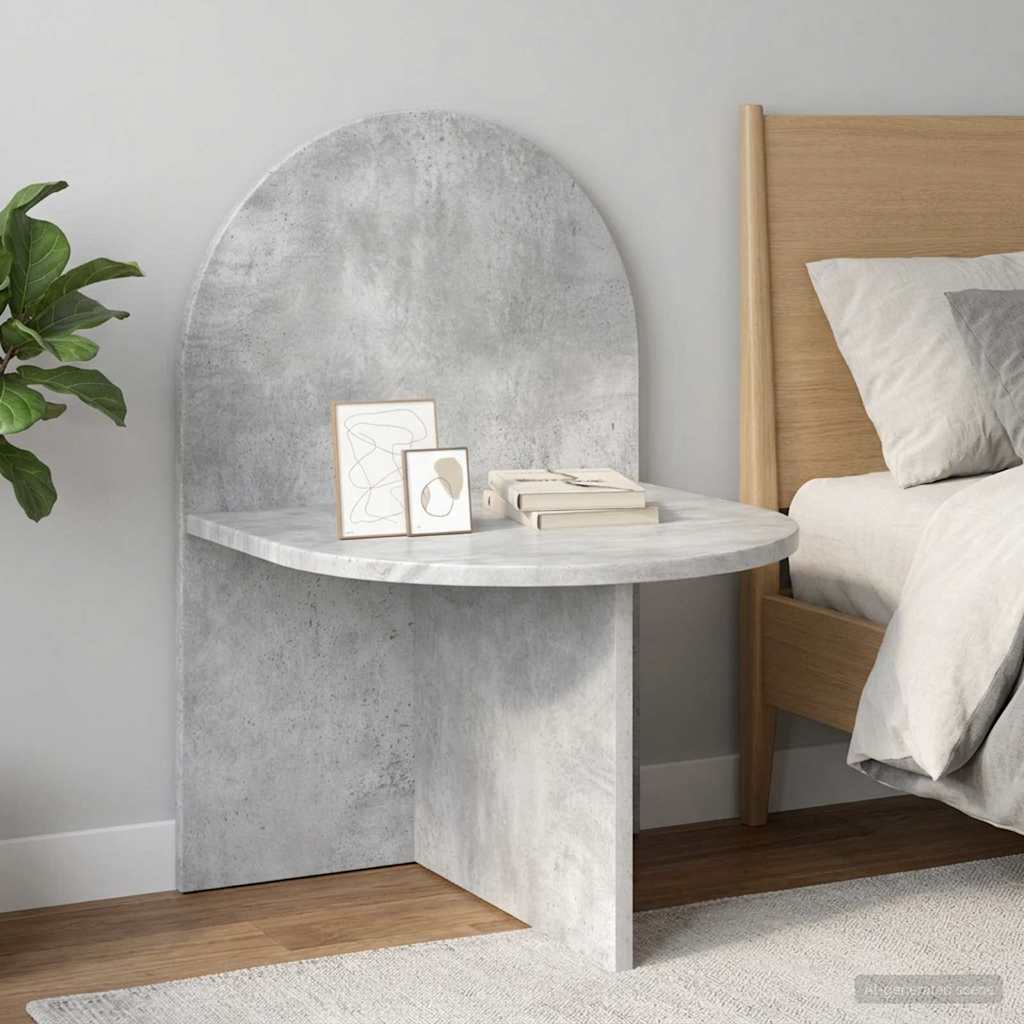Nachttisch 2 stk. Betongrau 48 x 49 x 65 cm Holzwerkstoff
