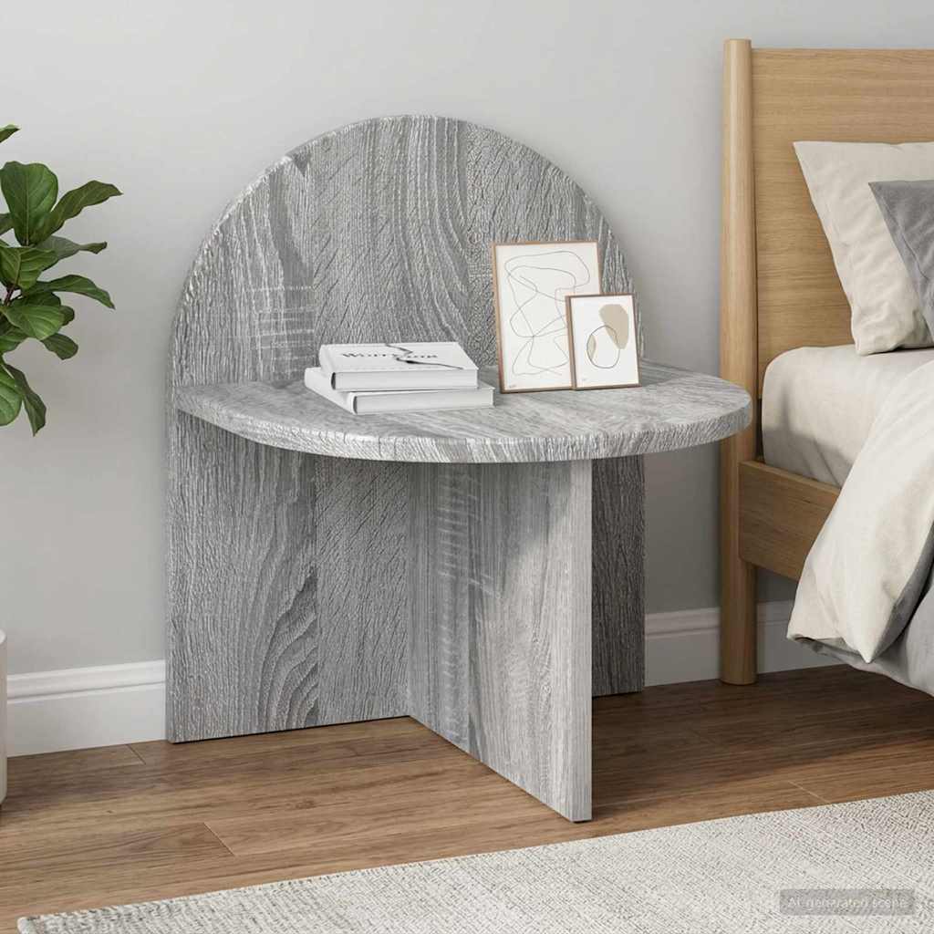 Nachttisch Graues Sonoma 40 x 35,5 x 45,5 cm Holzwerkstoff