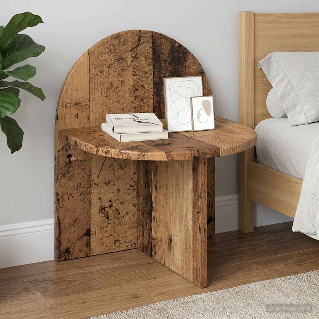 Nachttisch 2 stk. Altholz 40 x 35,5 x 45,5 cm Holzwerkstoff