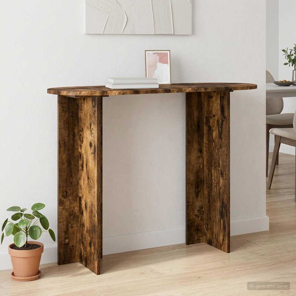Konsolentisch Räuchereiche 100 x 39,5 x 75 cm Holzwerkstoff