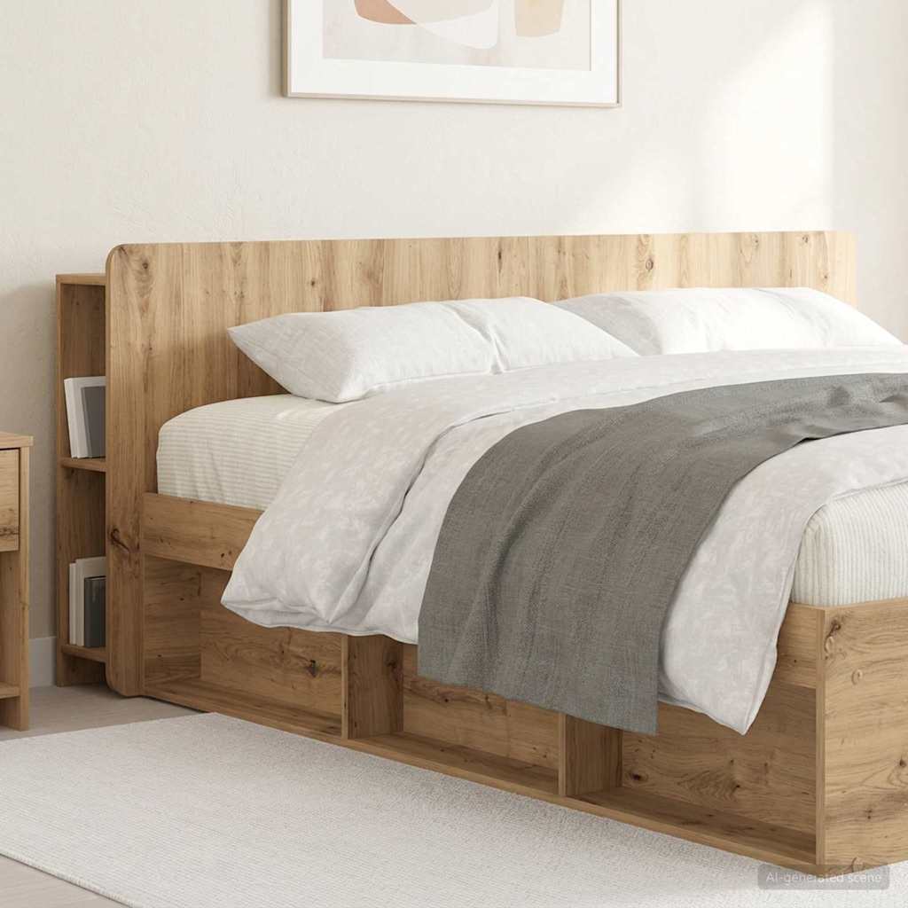 Kopfteil Schrank Artisan-Eiche 180 cm Holzwerkstoff