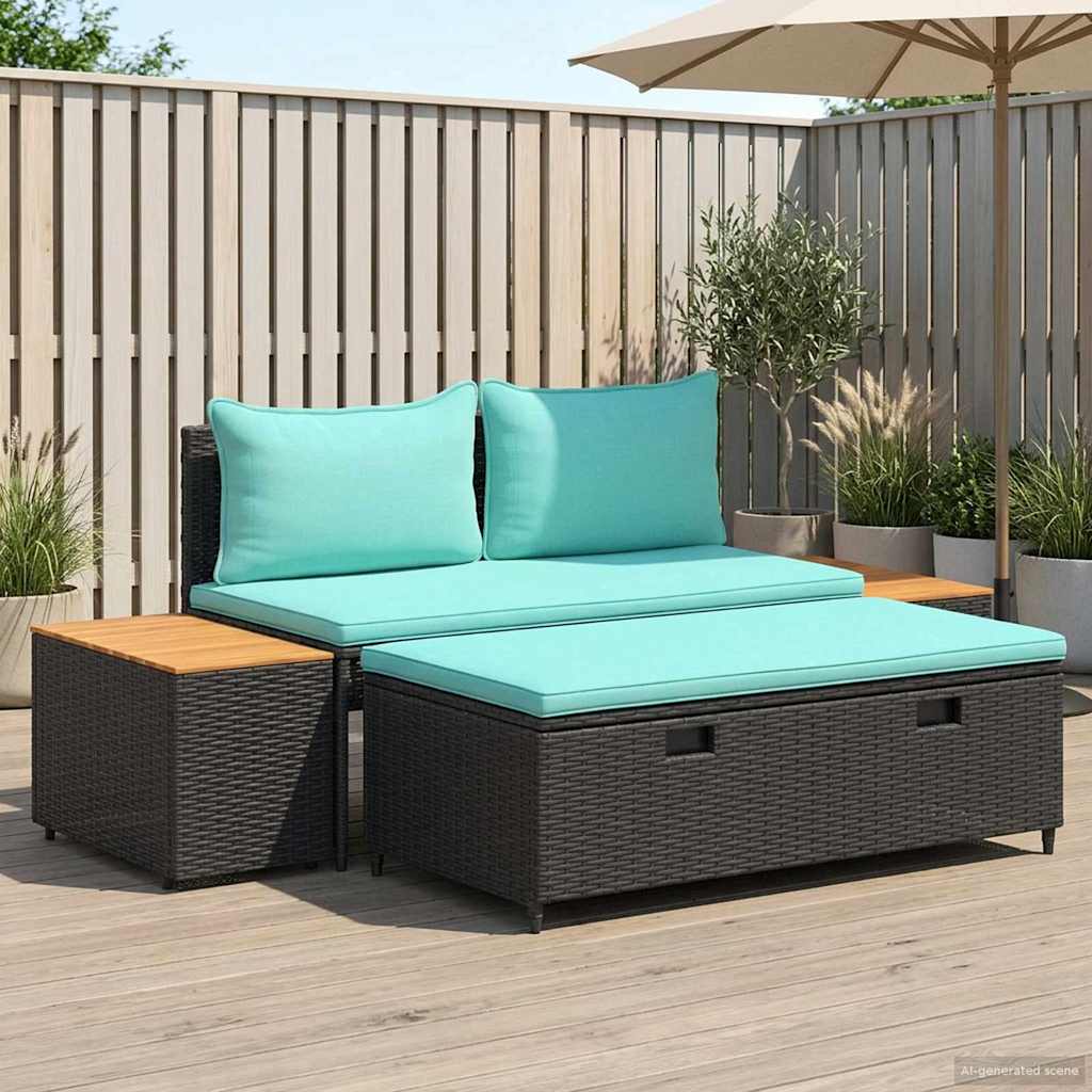 Outdoor-Sofagarnitur 4 -Seater 4 stk. 55 x 30 x 39 cm