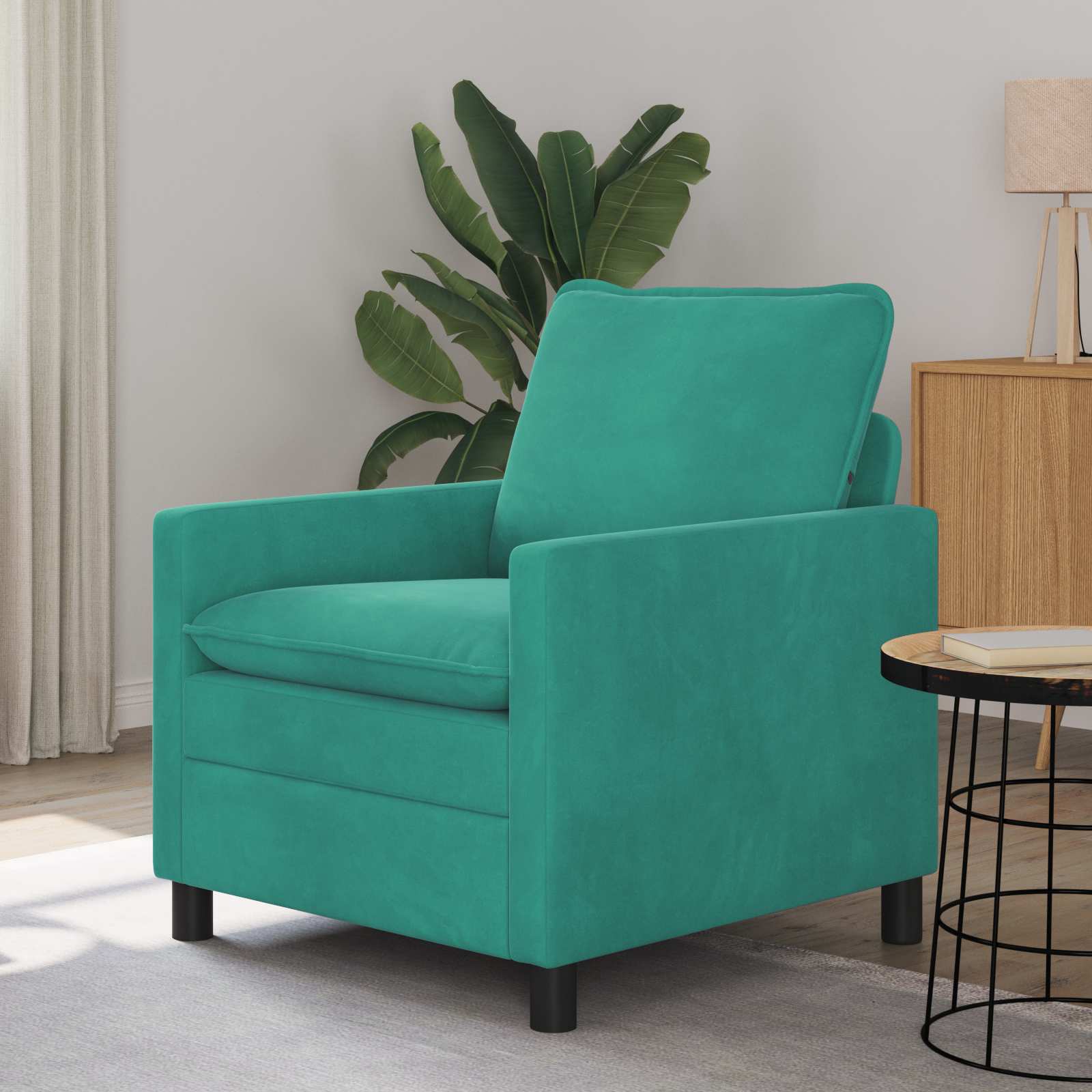 Sofa Türkis Samt