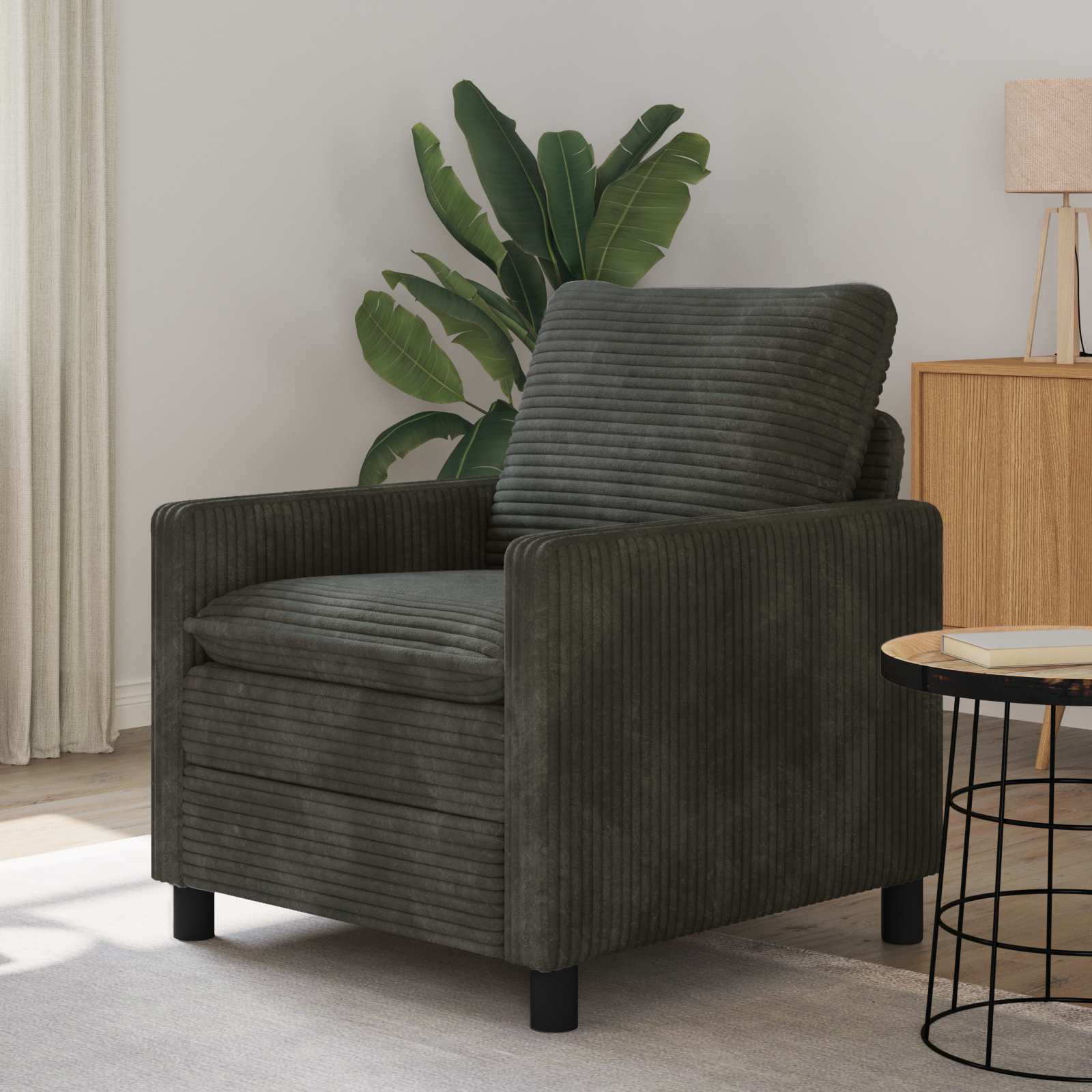 Sofa Anthrazit 76 x 81 x 87,5 cm Polyester