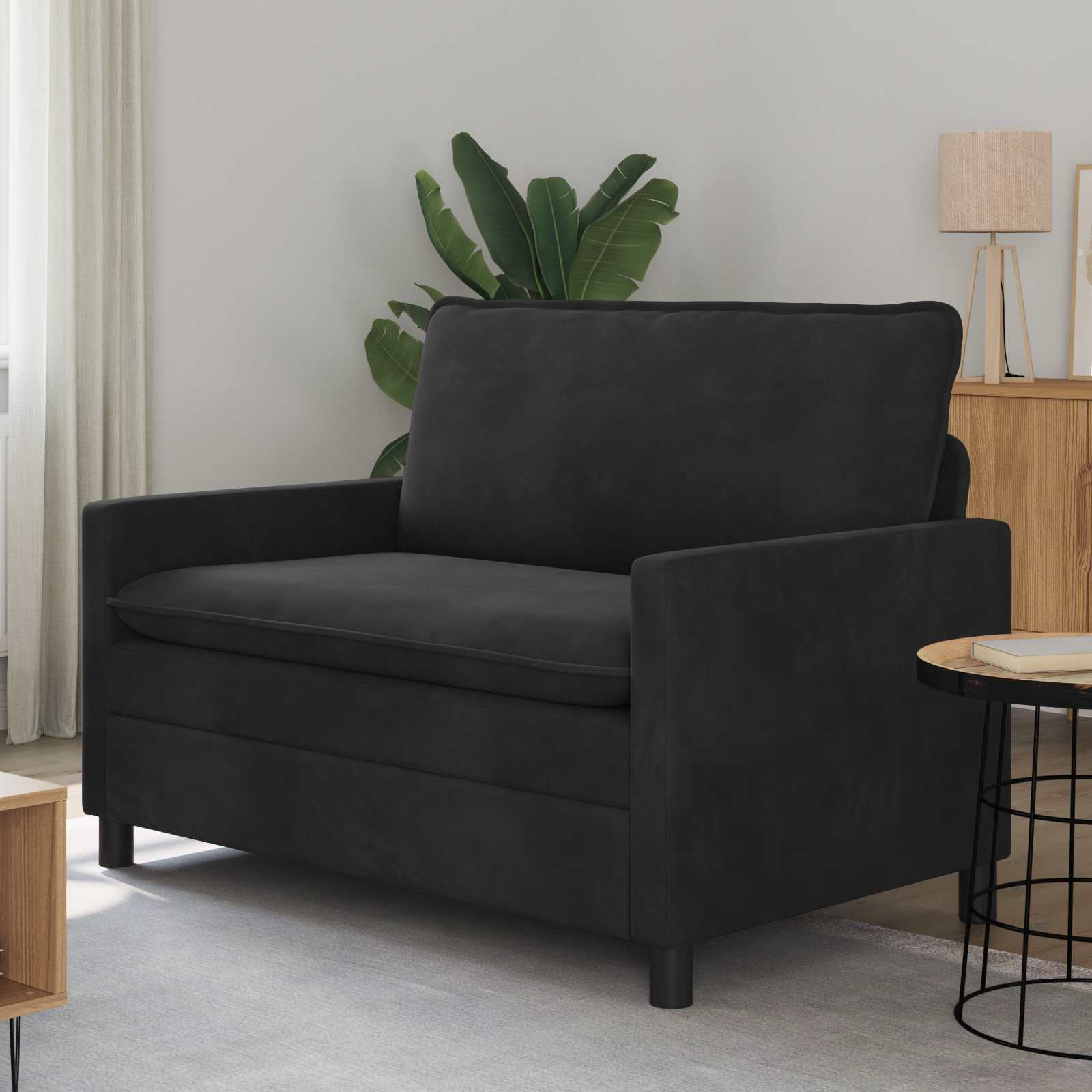 Sofa Schwarz 76 x 81 x 87.5 cm Samt