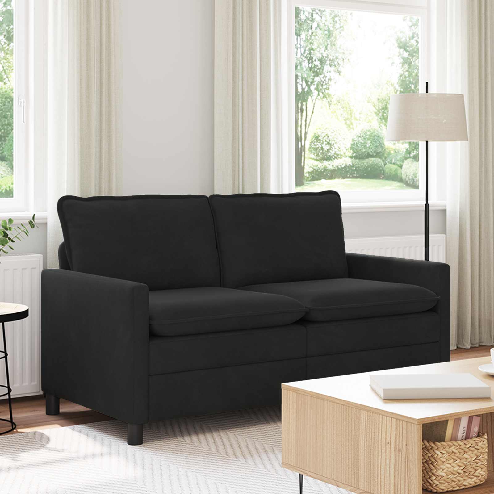 Sofa Schwarz 76 x 81 x 87.5 cm Samt