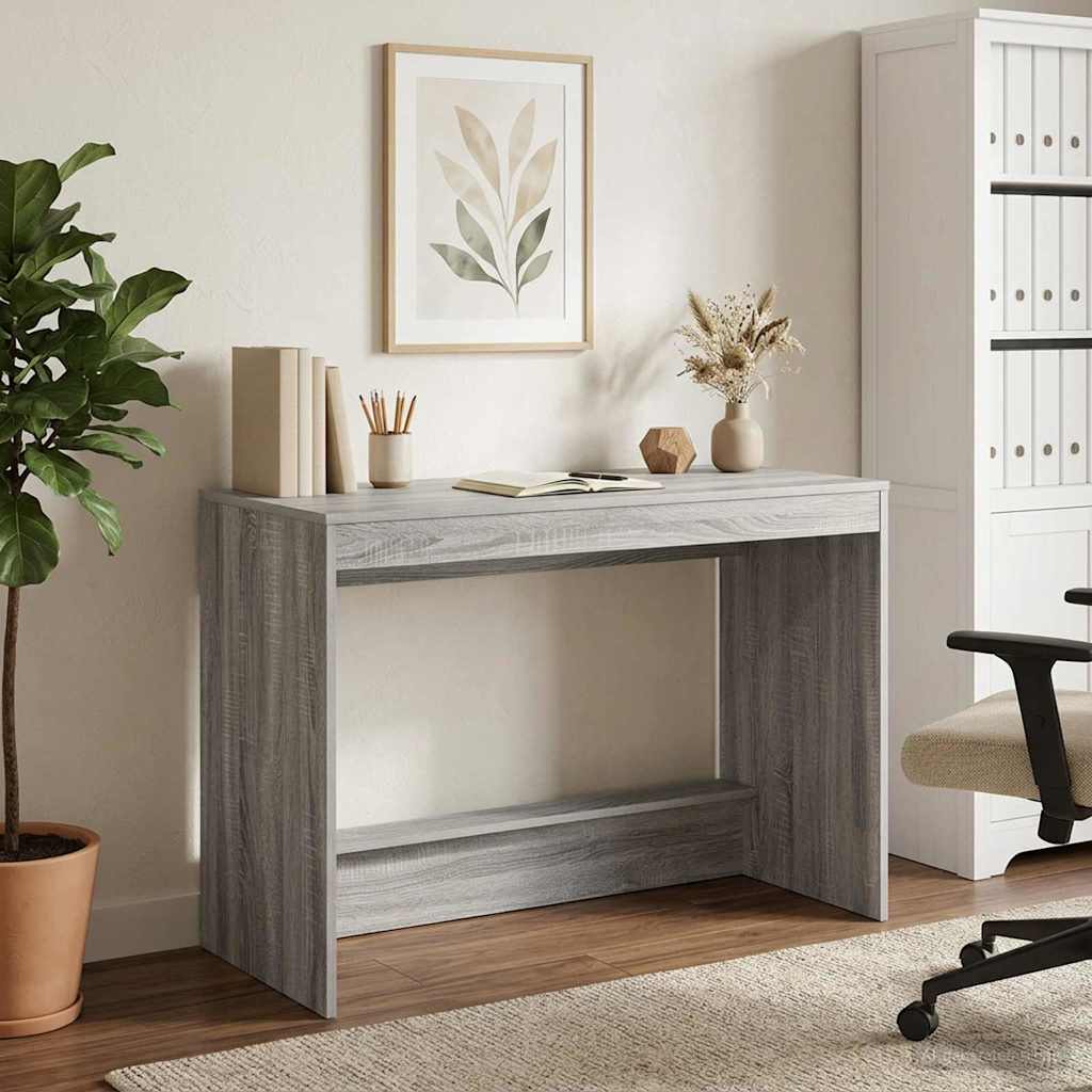 Bett-Schreibtisch Sonoma-Grau Holzwerkstoff 100 x 45 x 75 cm