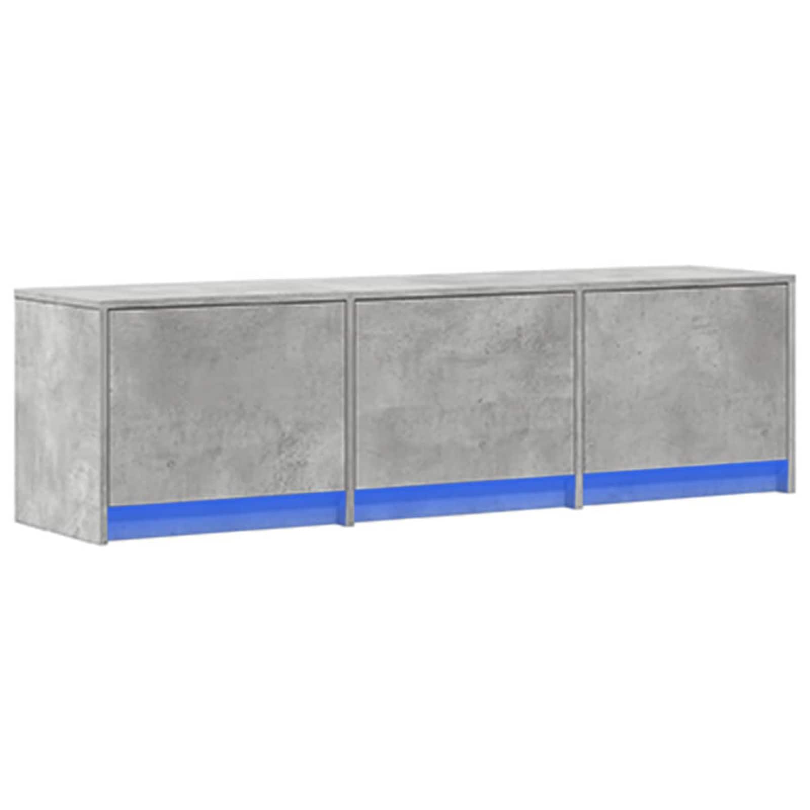 TV-Schränk Beton Holzwerkstoff