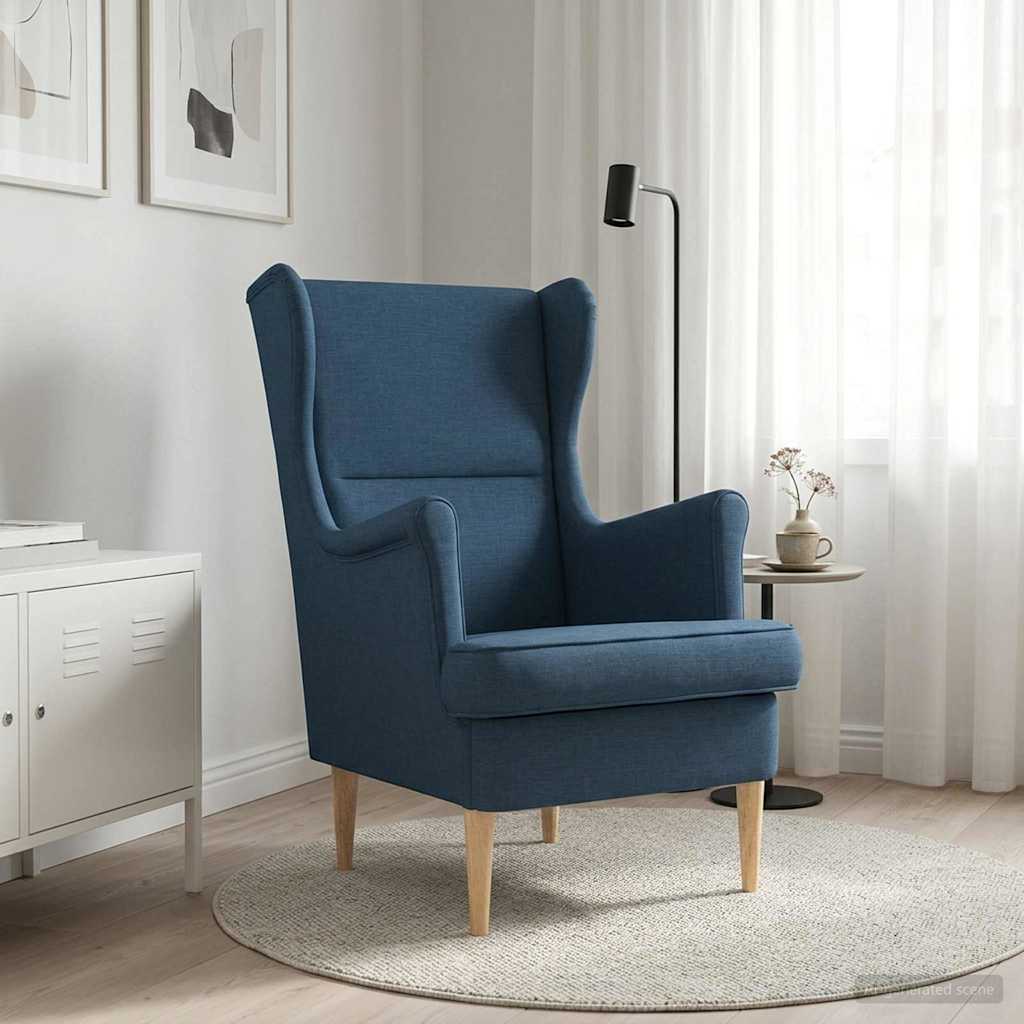 Sessel Blau Stoff