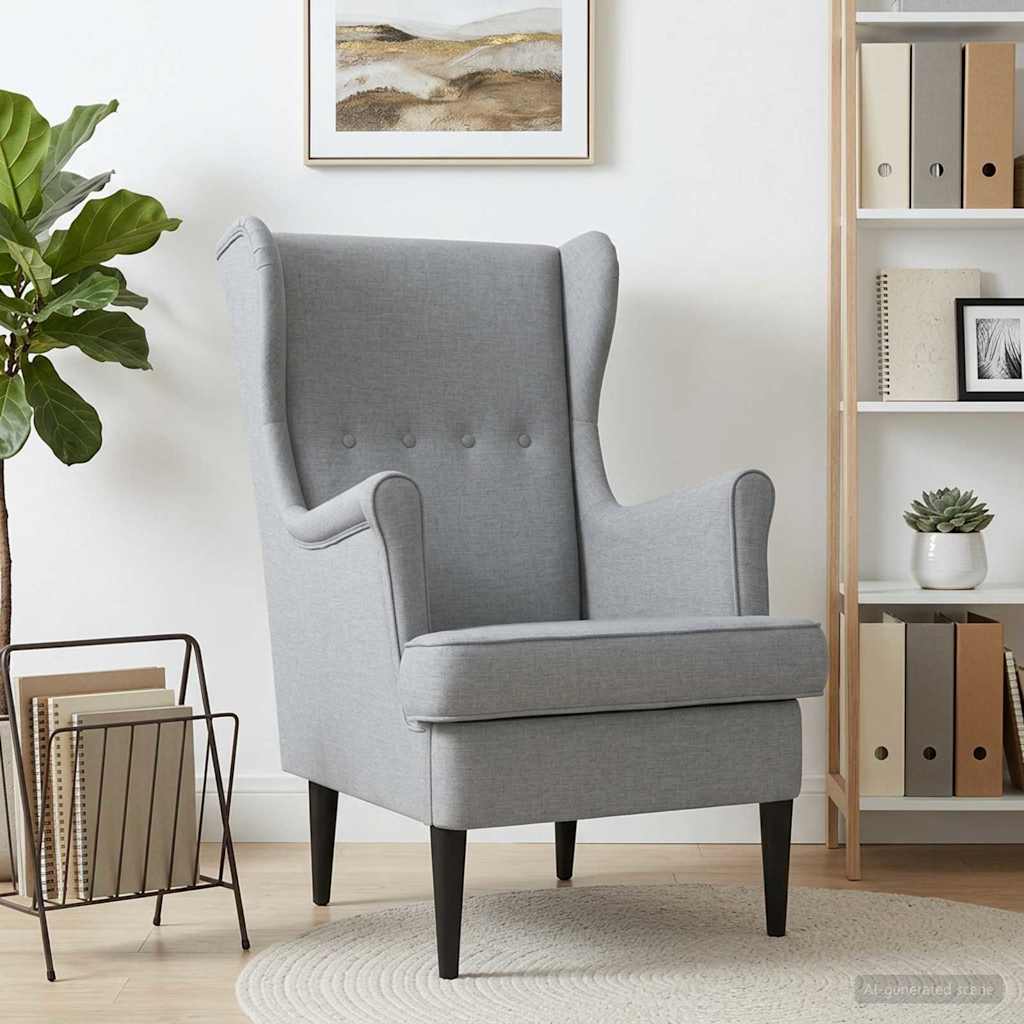 Sessel Hellgrau Stoff