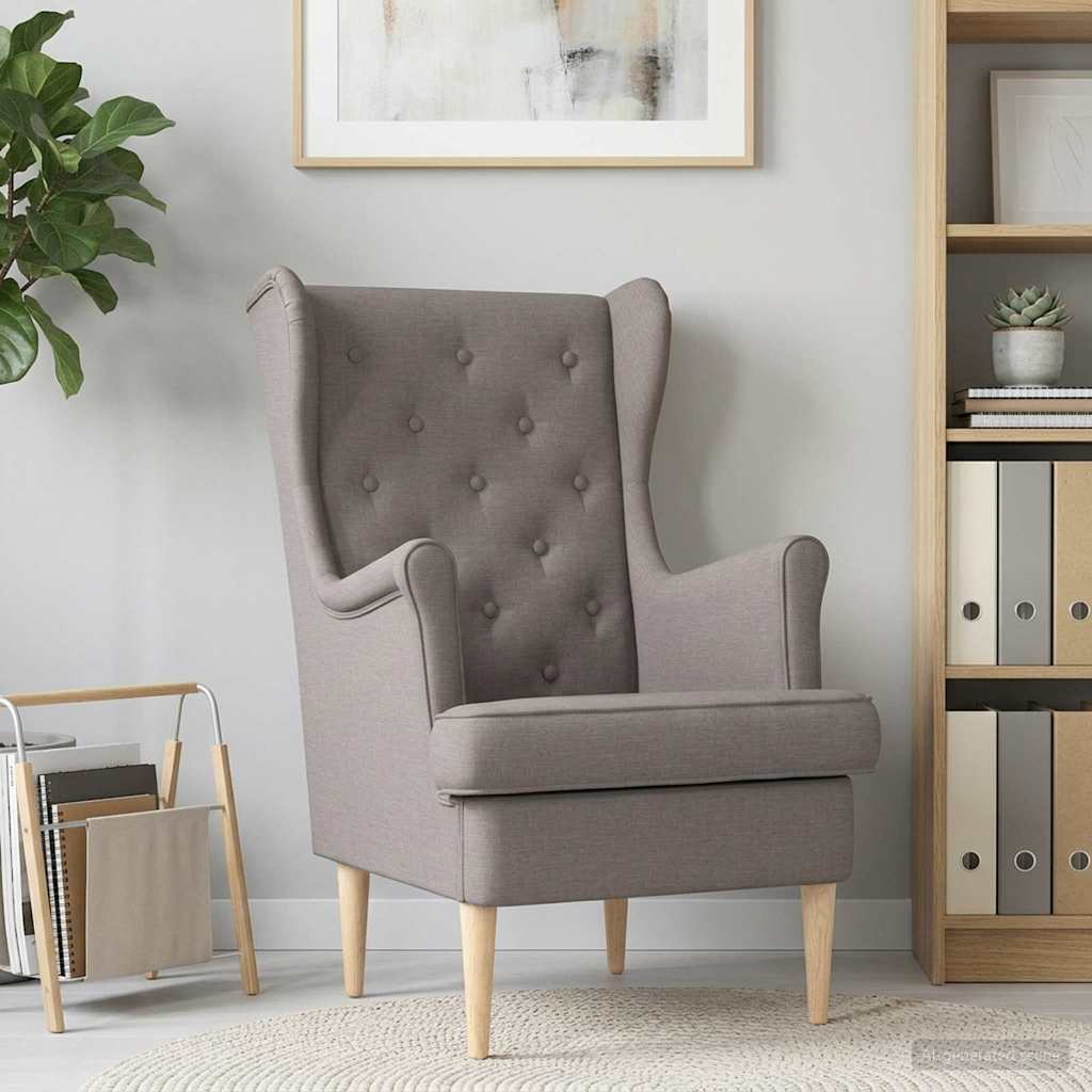Sessel Taupe Stoff