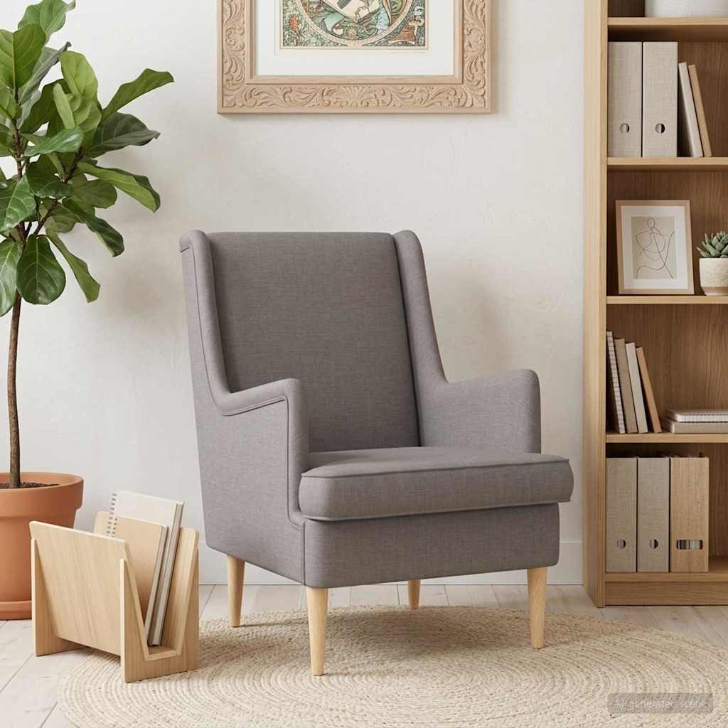 Sessel Taupe Stoff