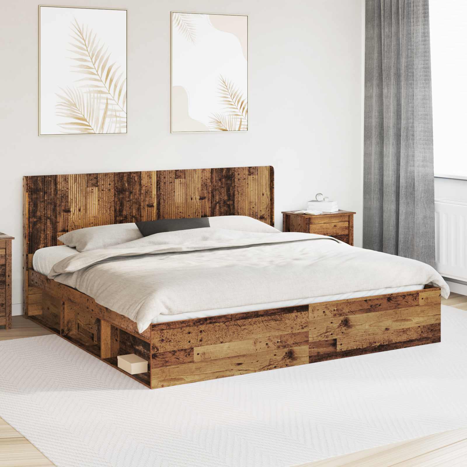 Kopfteil Altholz Holzwerkstoff