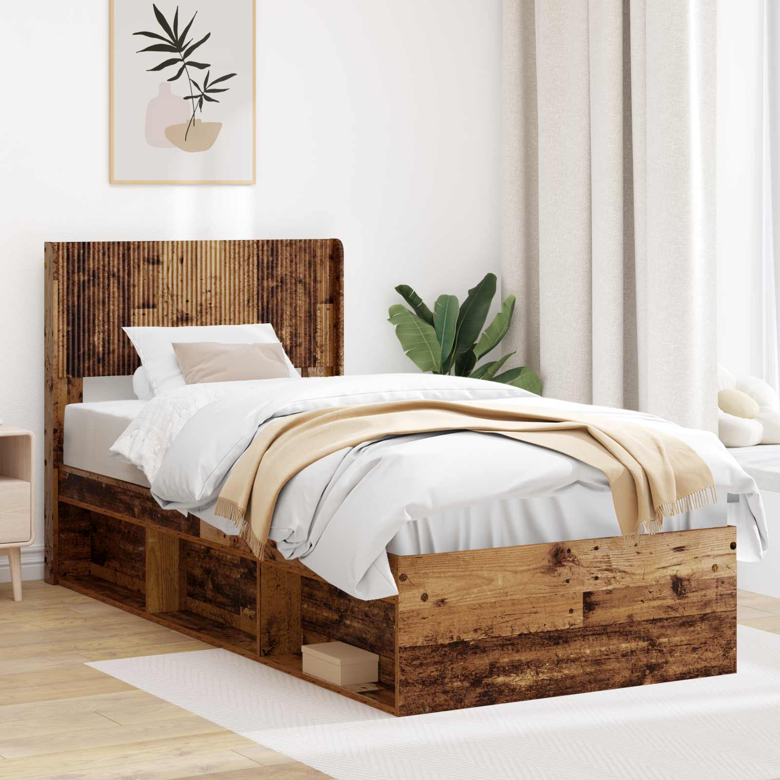 Kopfteil Altholz Holzwerkstoff