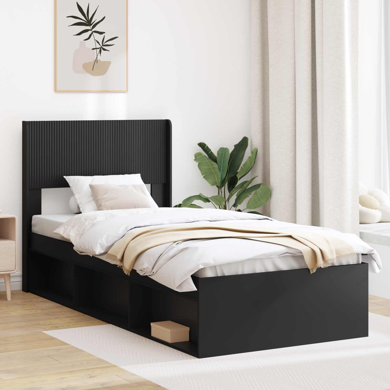 Kopfteil Schwarz PB