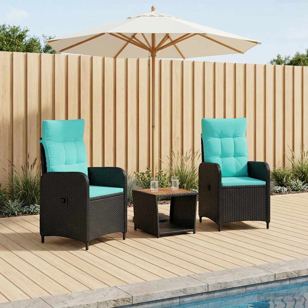Garten-Lounge-Set 3 stk.
