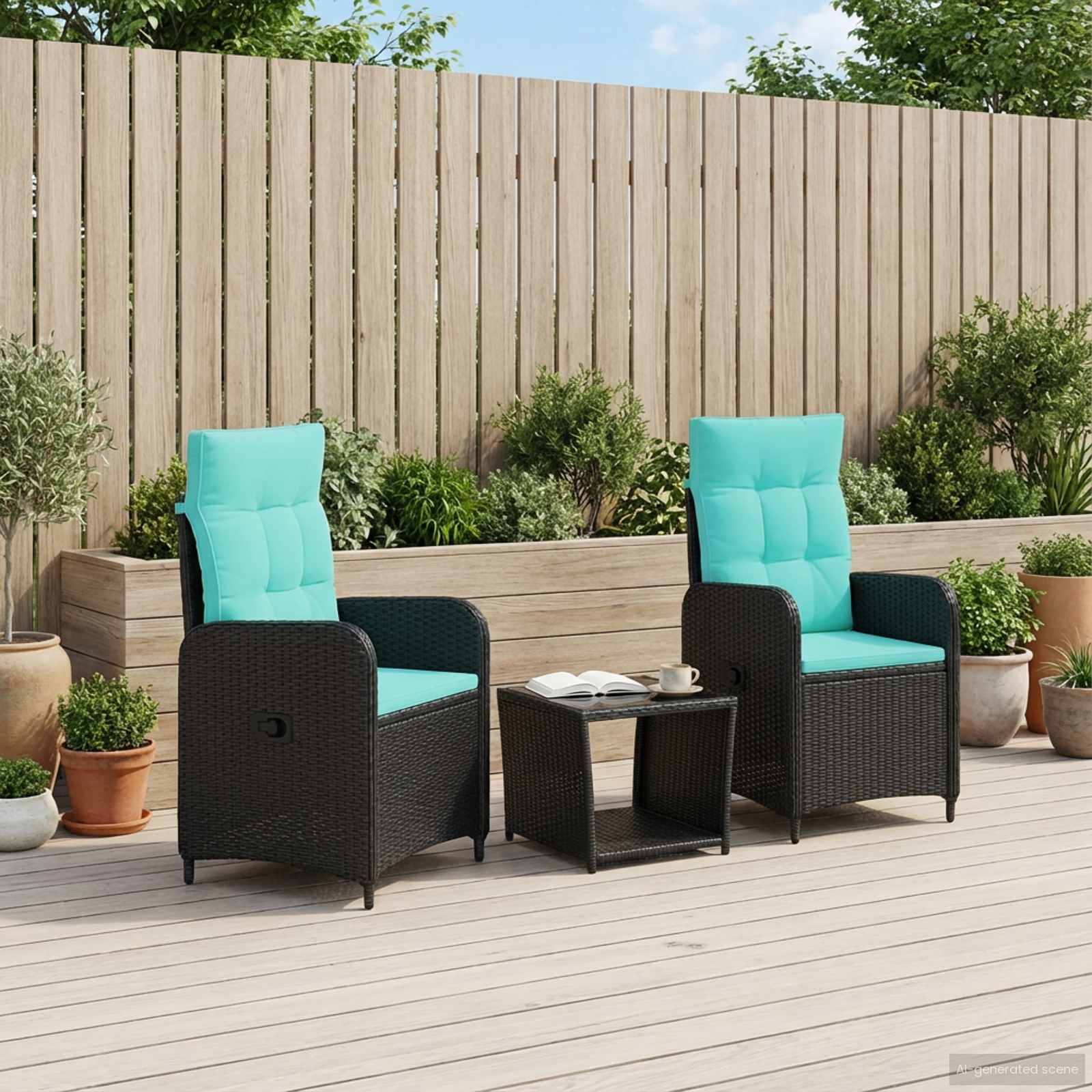 Garten-Lounge-Set 3 stk.