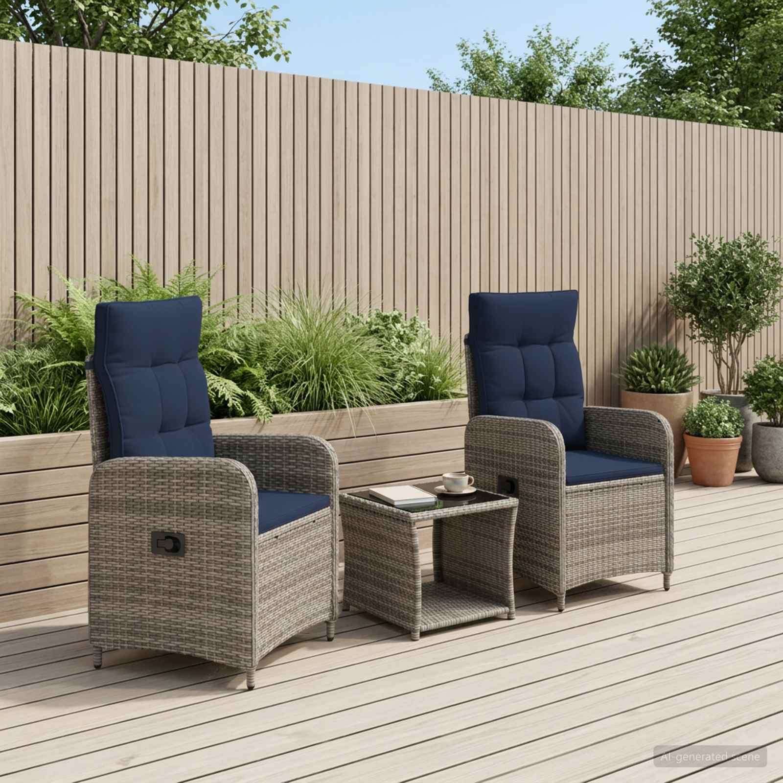 Garten-Lounge-Set 3 stk.