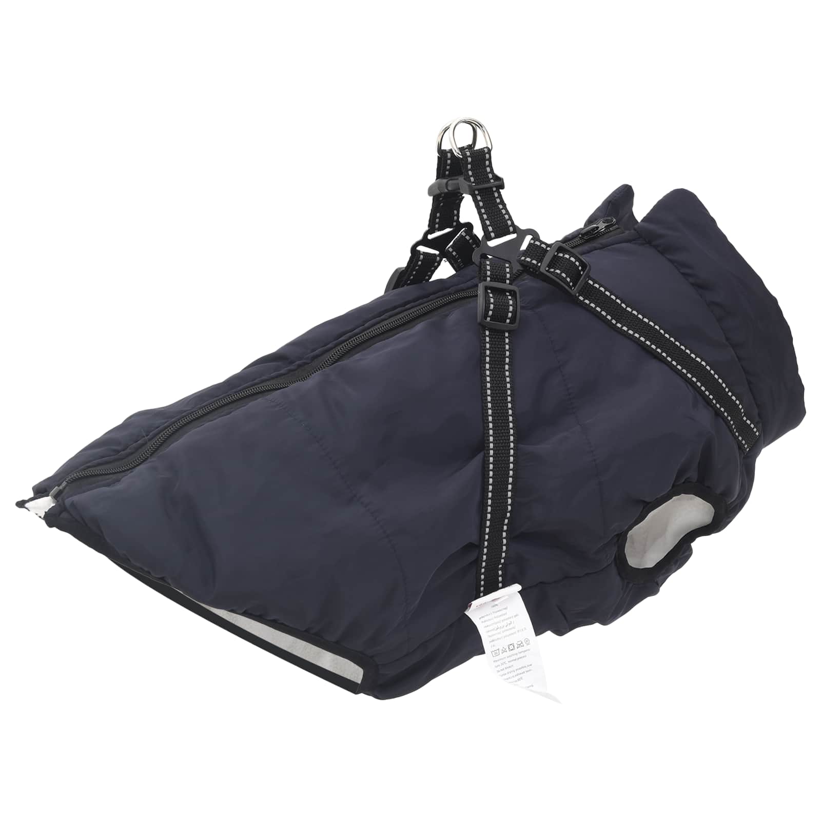 Hundemantel Marineblau L52 Fleece und Polyester