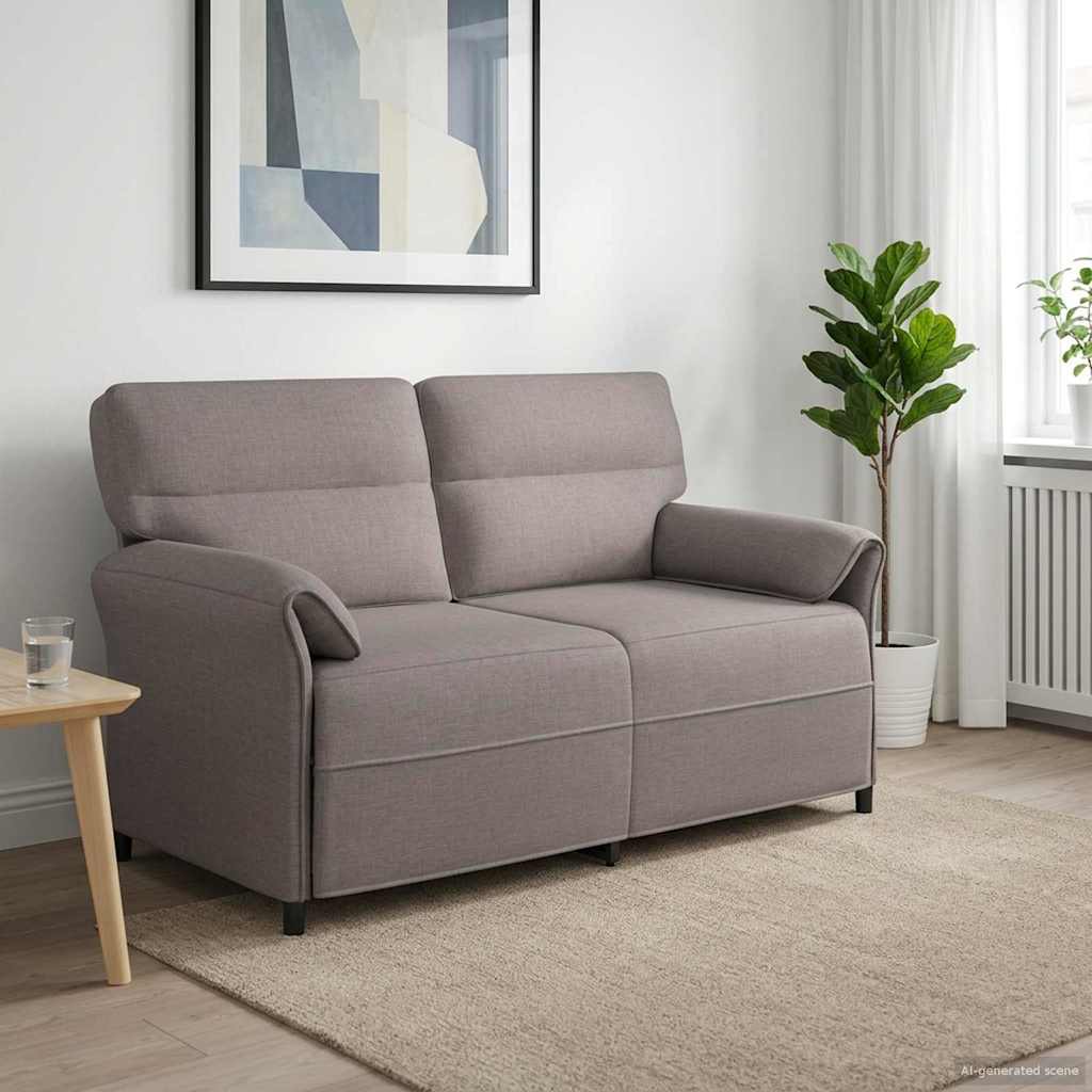 2-Sitzer Sofa Taupe 158 x 83 x 95 cm