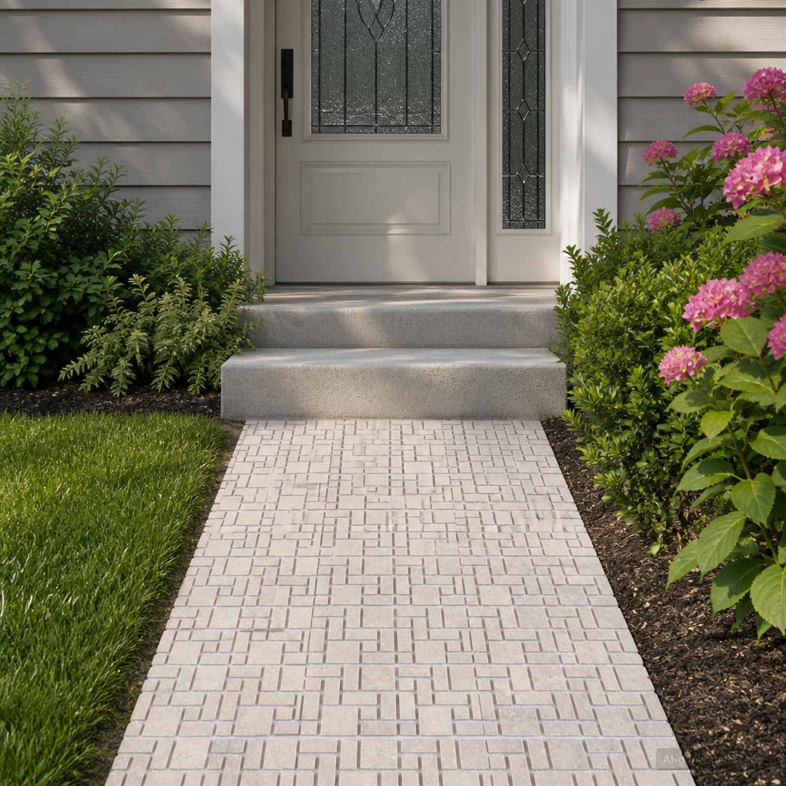Mosaikfliesen Creme 30 x 30 cm Marmor