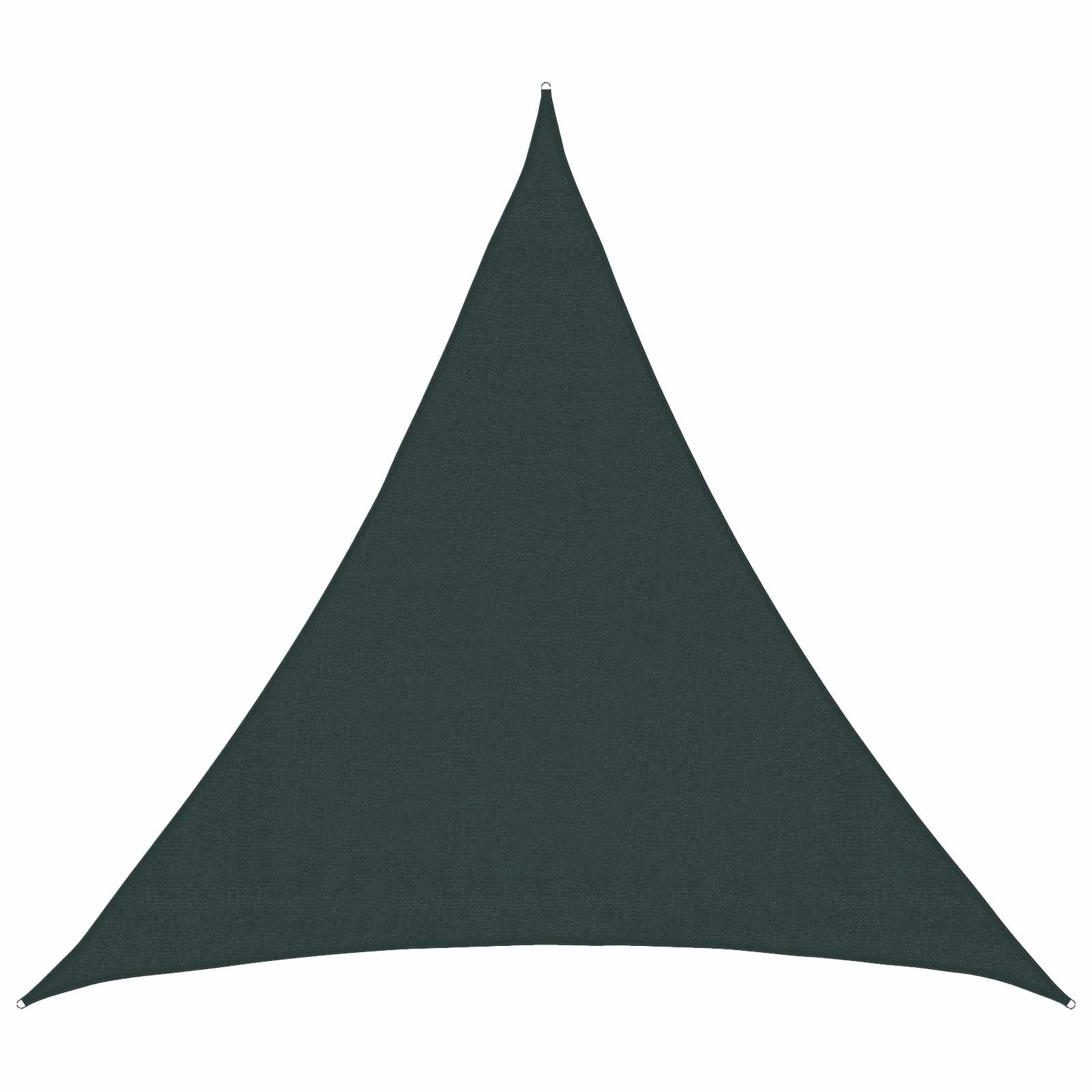 Sonnensegel 2 x 2 x 2 m HDPE Dreieckig Dunkelgrün