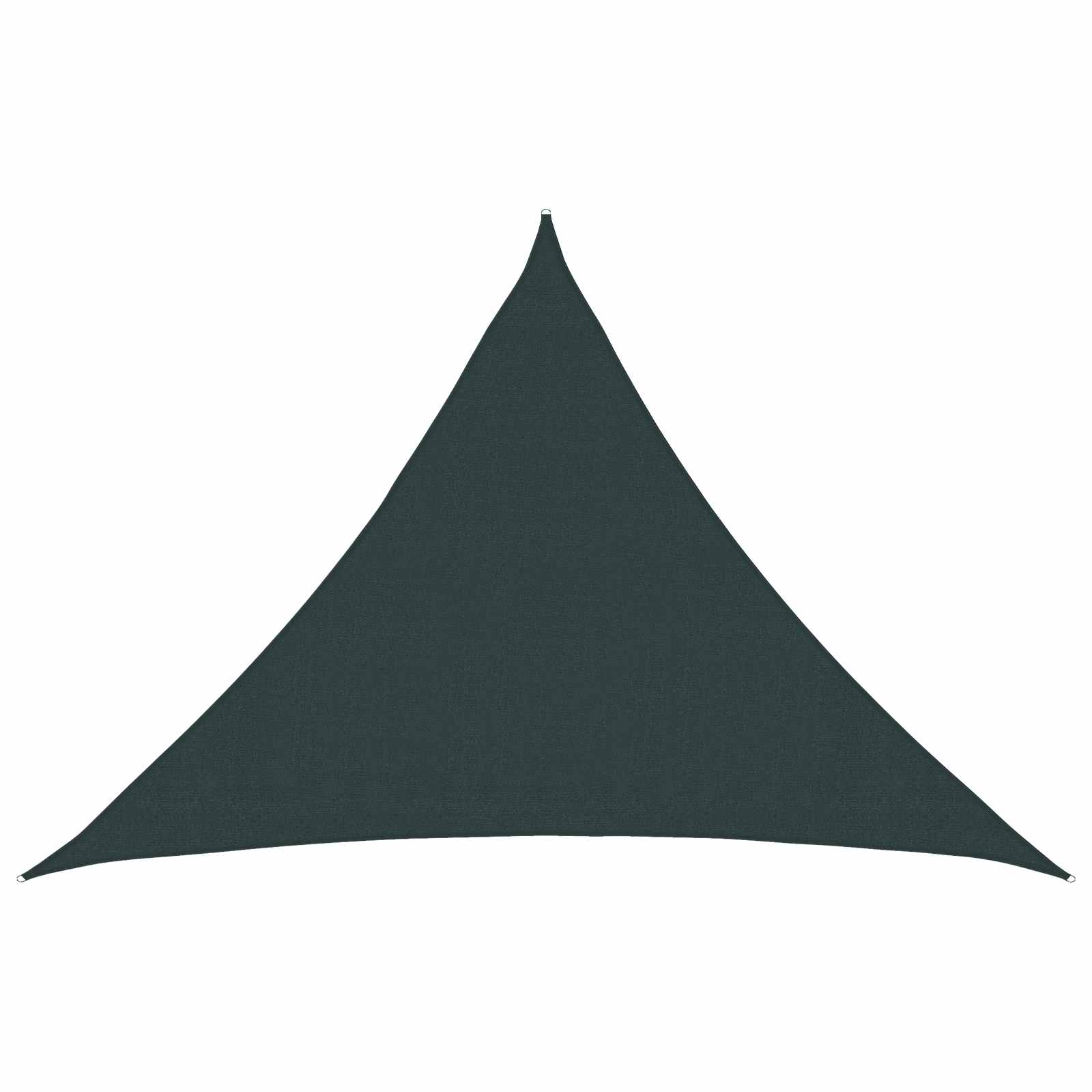 Sonnensegel 7 x 5 x 5 m HDPE Dreieckig Dunkelgrün