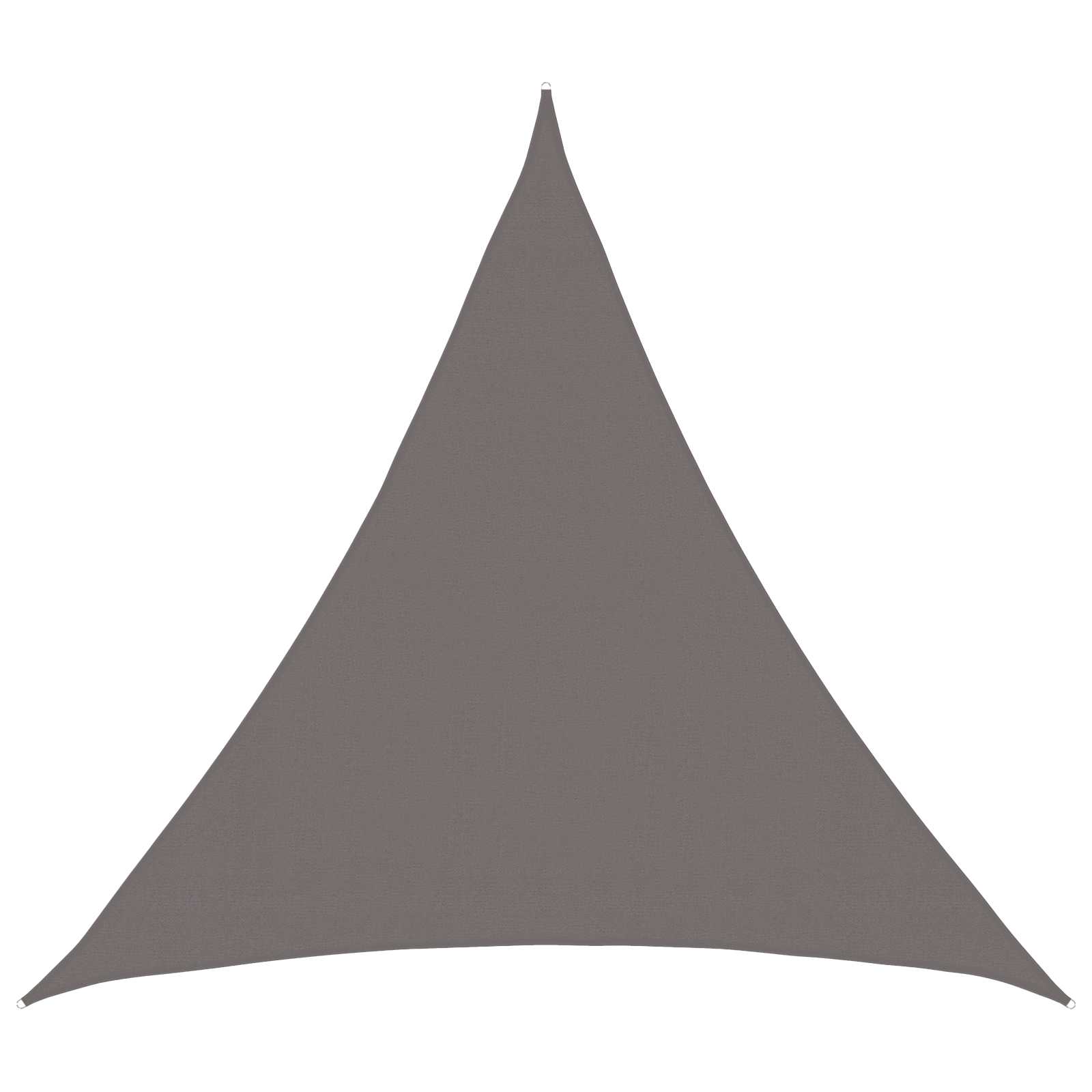 Sonnensegel 2 x 2 x 2 m HDPE Dreieckig Hellgrau