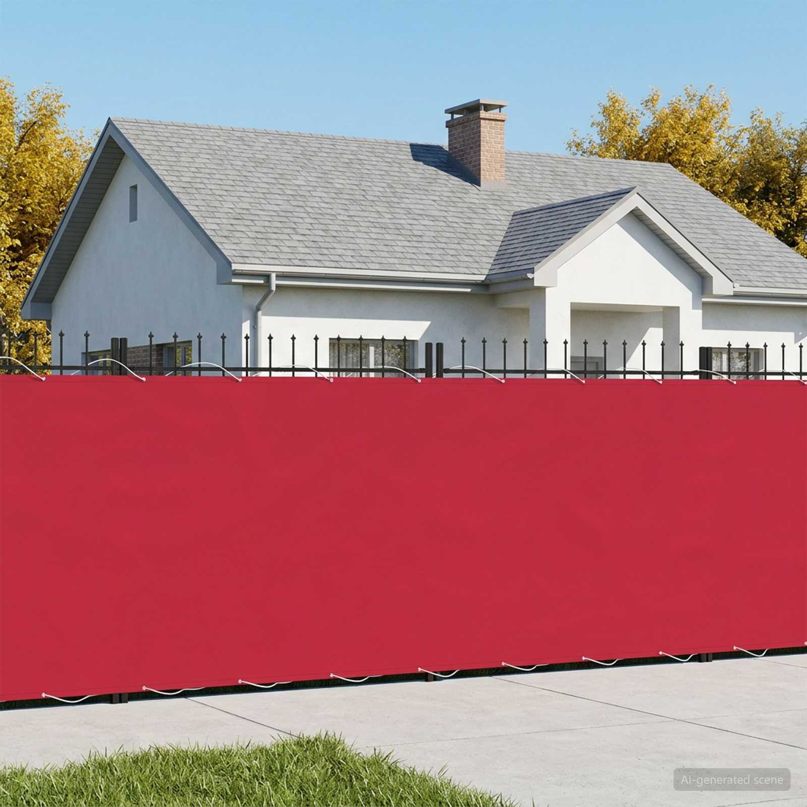 Balkon Sichtschutz 150 x 800 cm Stoff mit PU-Beschichtung