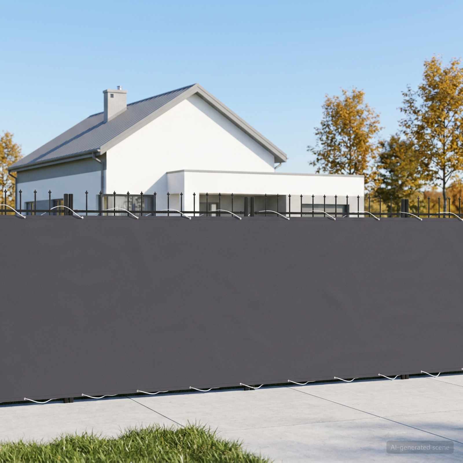 Balkon-Sichtschutz 1,2 x 25 m Stoff mit PU-Beschichtung
