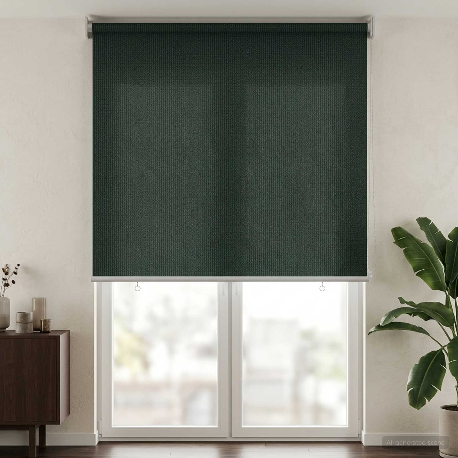 Außenrollo 90% UV-Block Dunkelgrün 160 x 230 cm HDPE