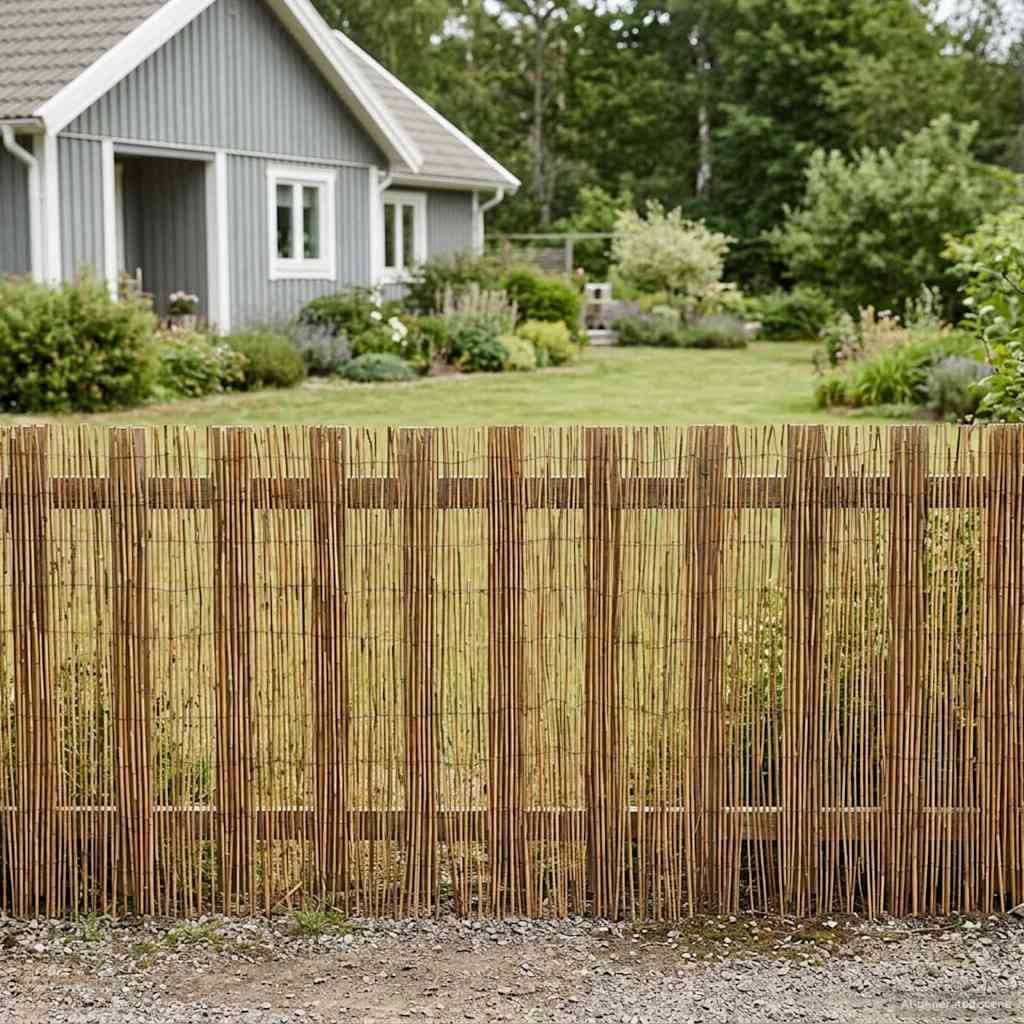 Gartenzaun Kohlenstoff 500 x 90 cm Schilf