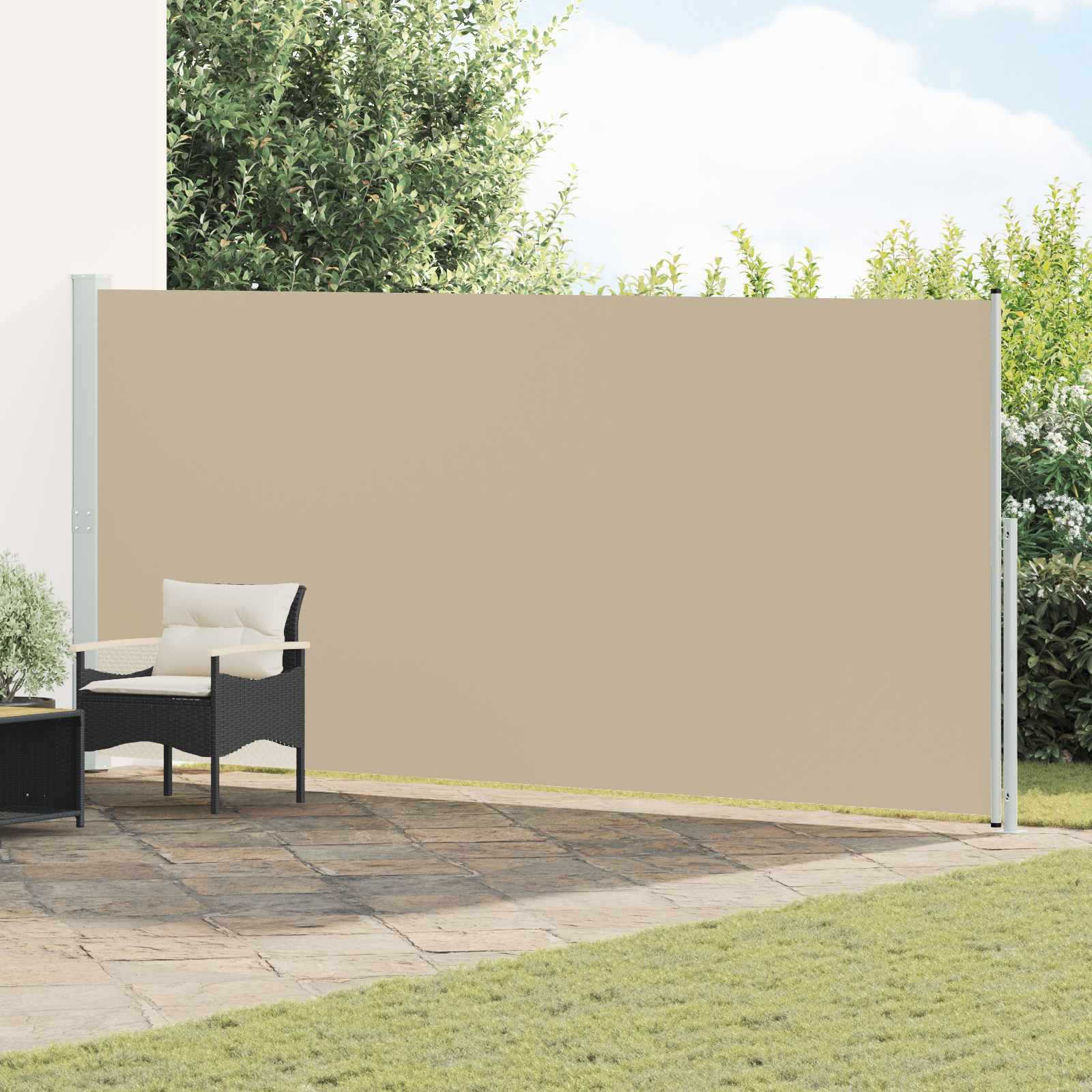 Ausziehbare Seitenmarkise 220 x 500 cm