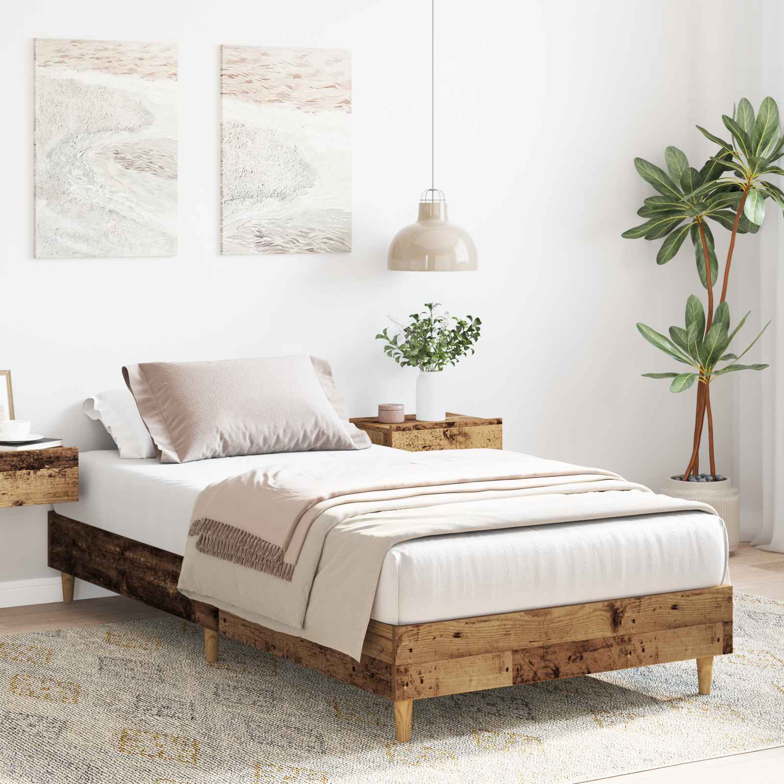 Bettrahmen Altholz Holzwerkstoff