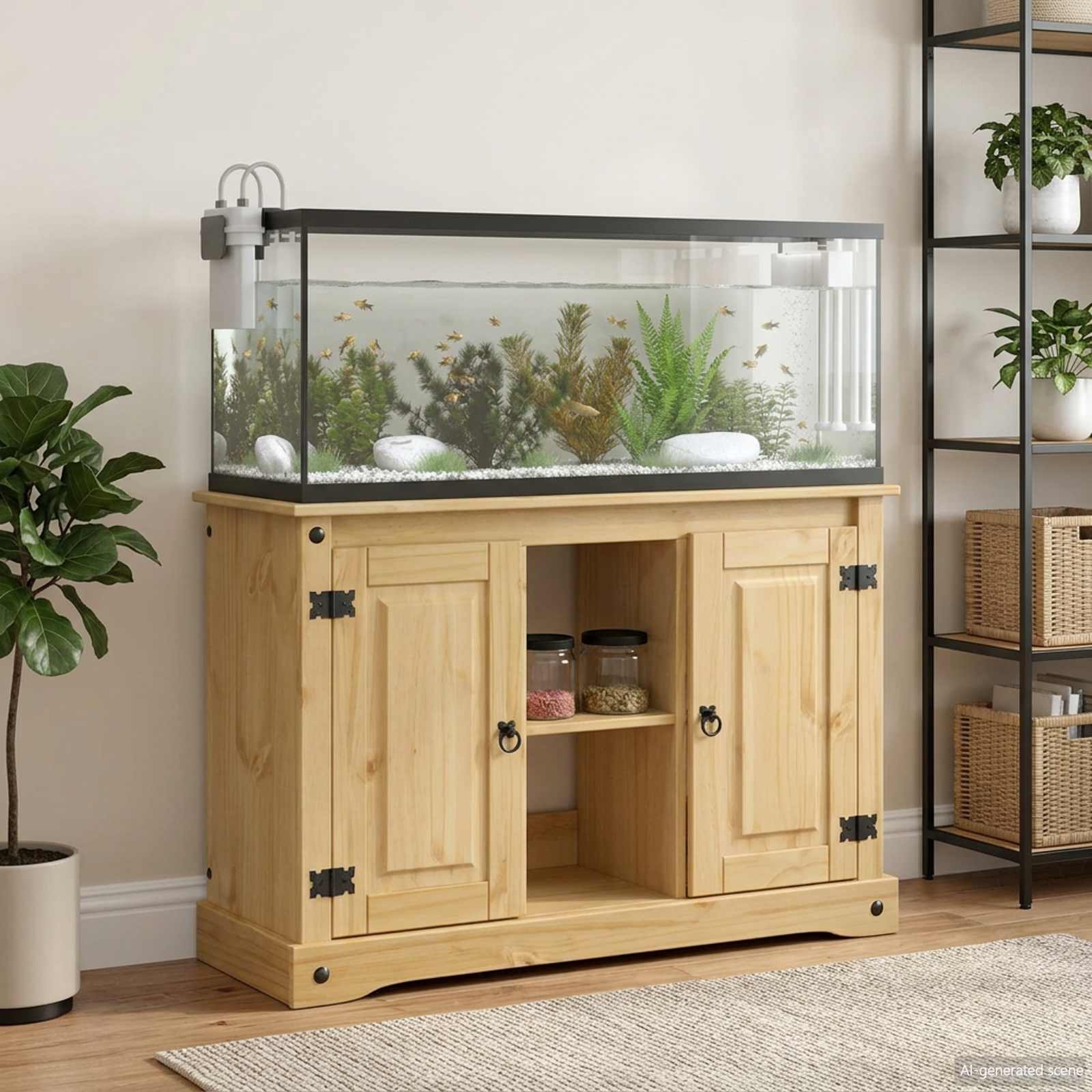 Aquariumständer CORONA Braun 101,5 x 37 x 73 cm 300 kg