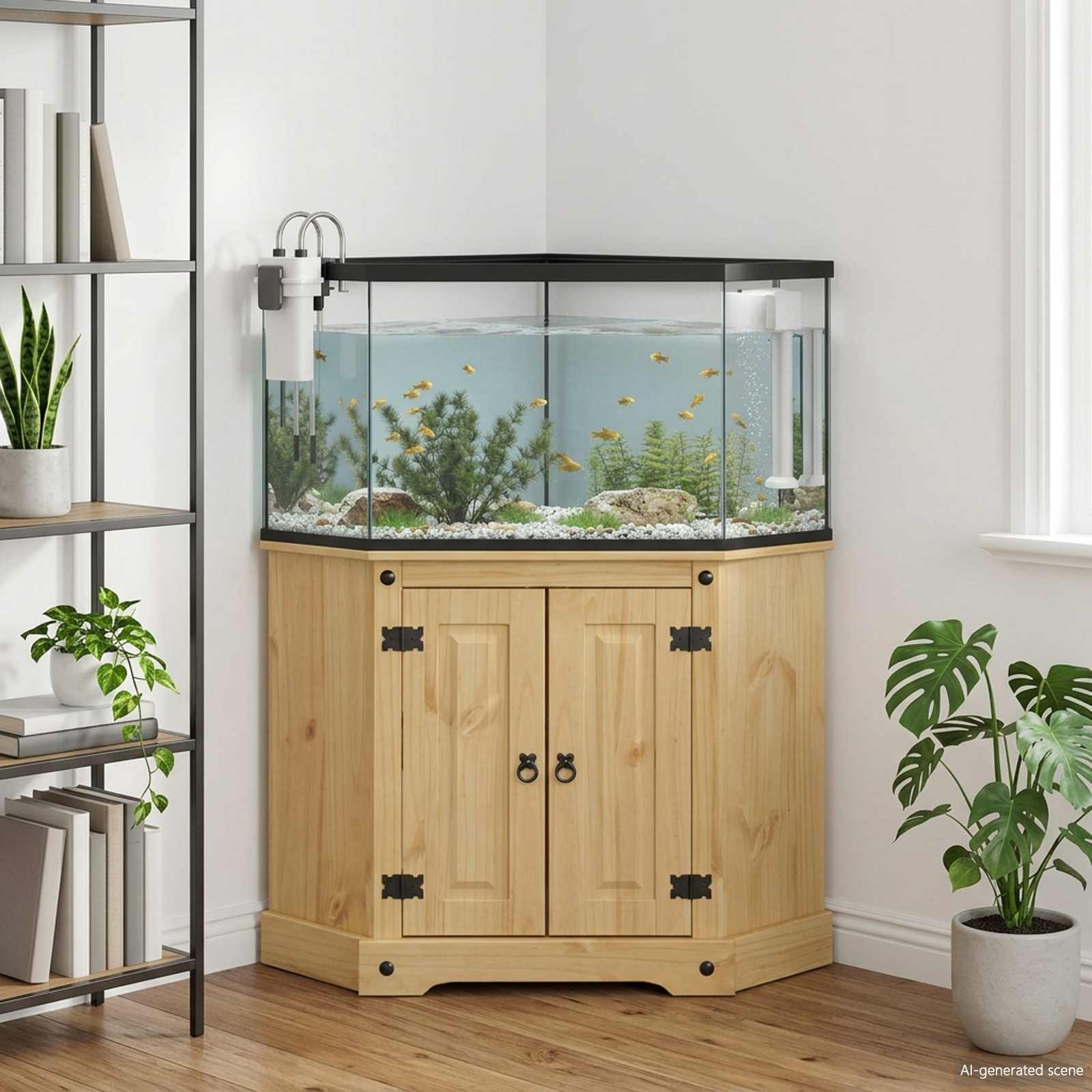 Aquariumständer CORONA Braun 70 x 70 x 73 cm 300 kg