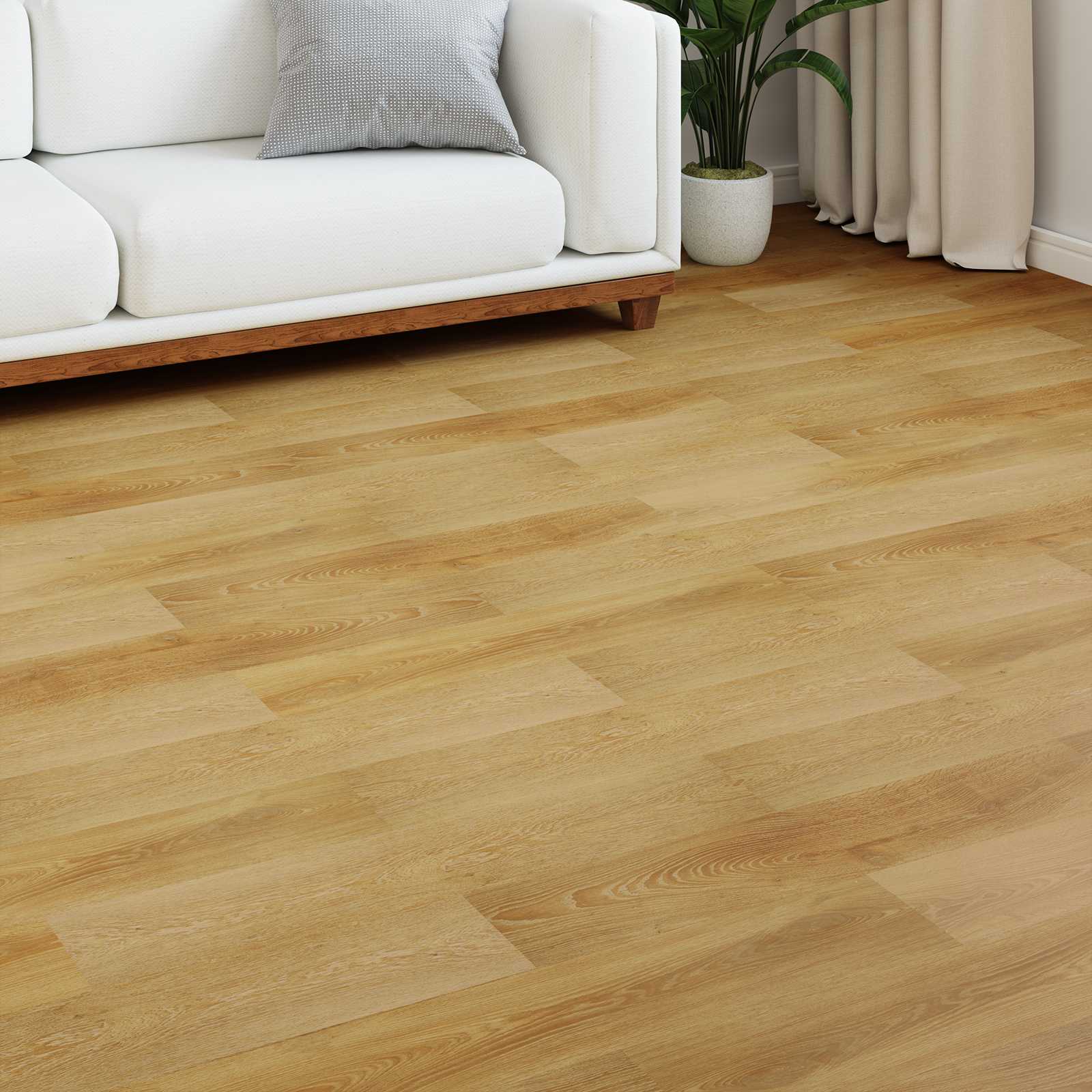 Laminatboden Goldbraun 101 x 20 x 0,8 cm 5 stk. Holzwerkstoff