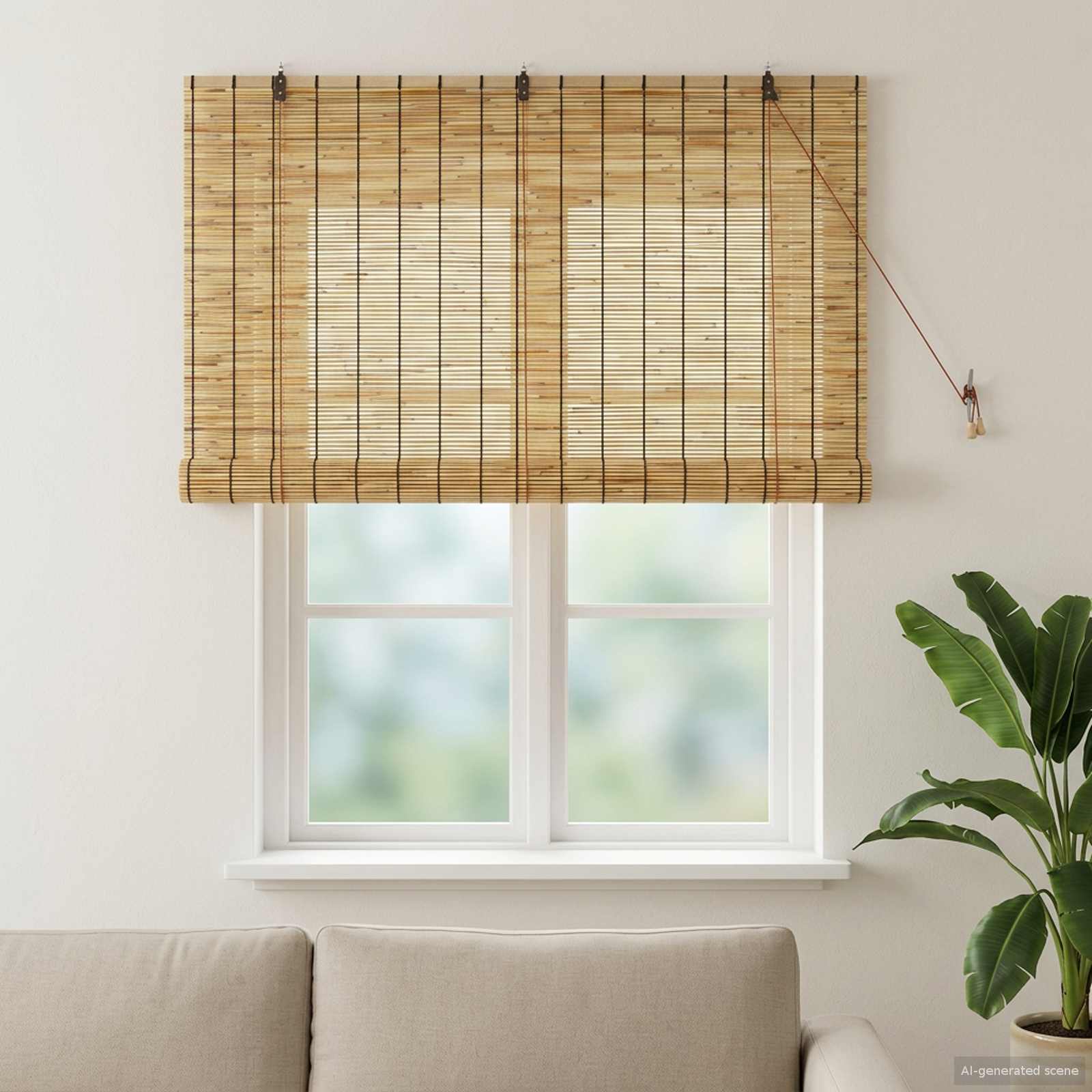 Rollo Natur 140 x 160 cm Schilf